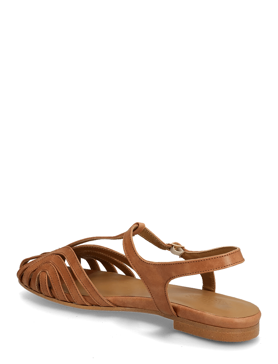 ANGULUS - Sandals - flat - platta sandaler - 1789 tan - 2