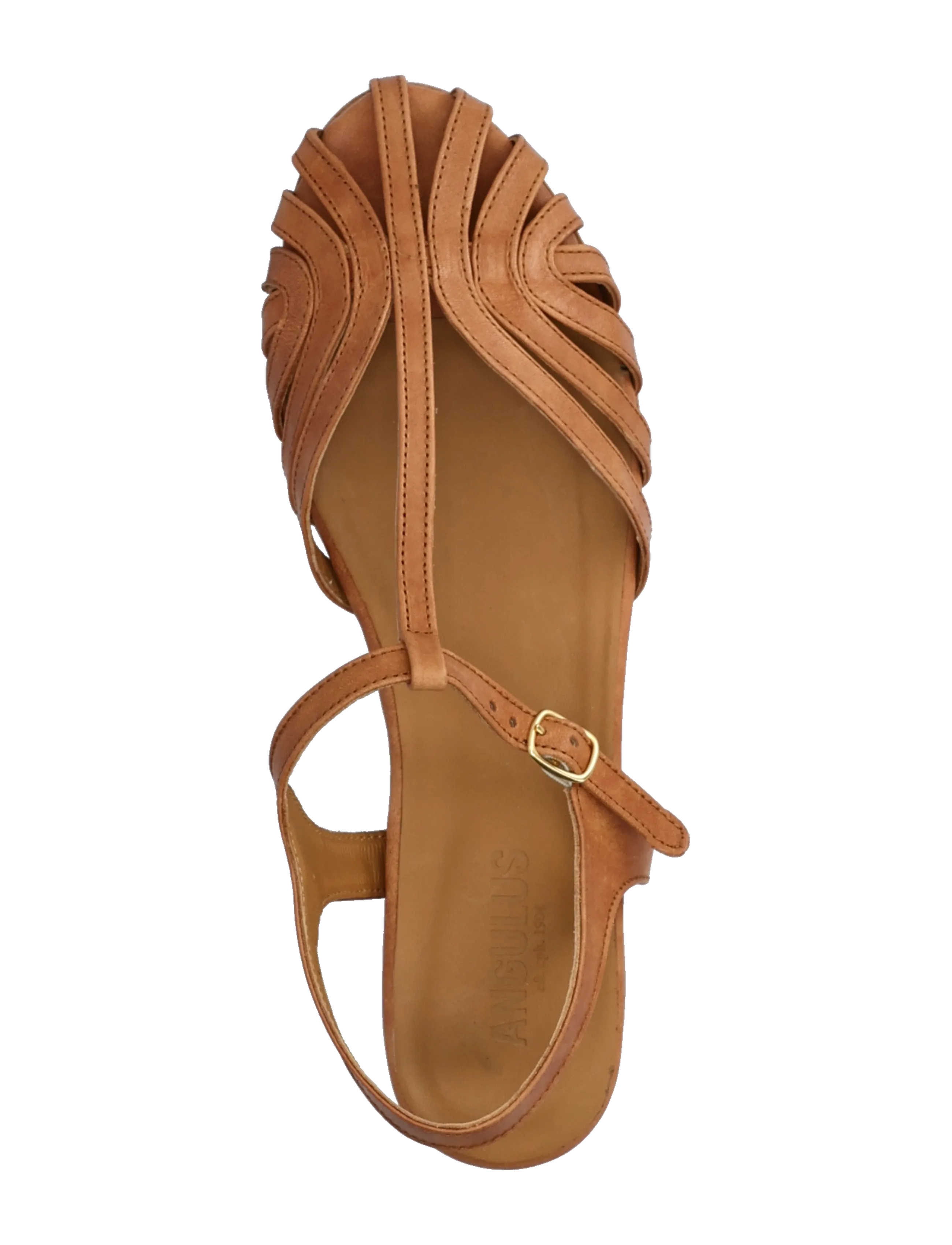 ANGULUS - Sandals - flat - platta sandaler - 1789 tan - 3