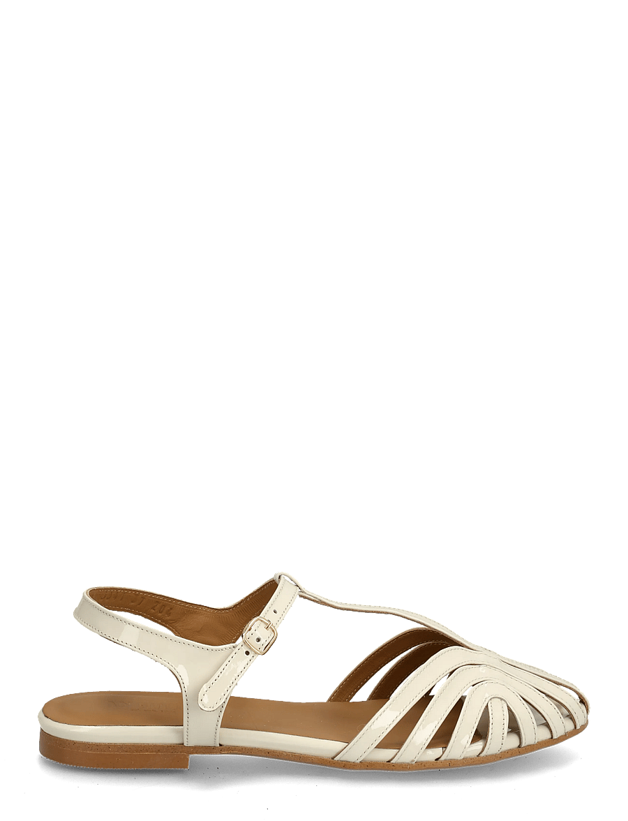 ANGULUS - Sandals - flat - platta sandaler - 2362 buttermilk - 1