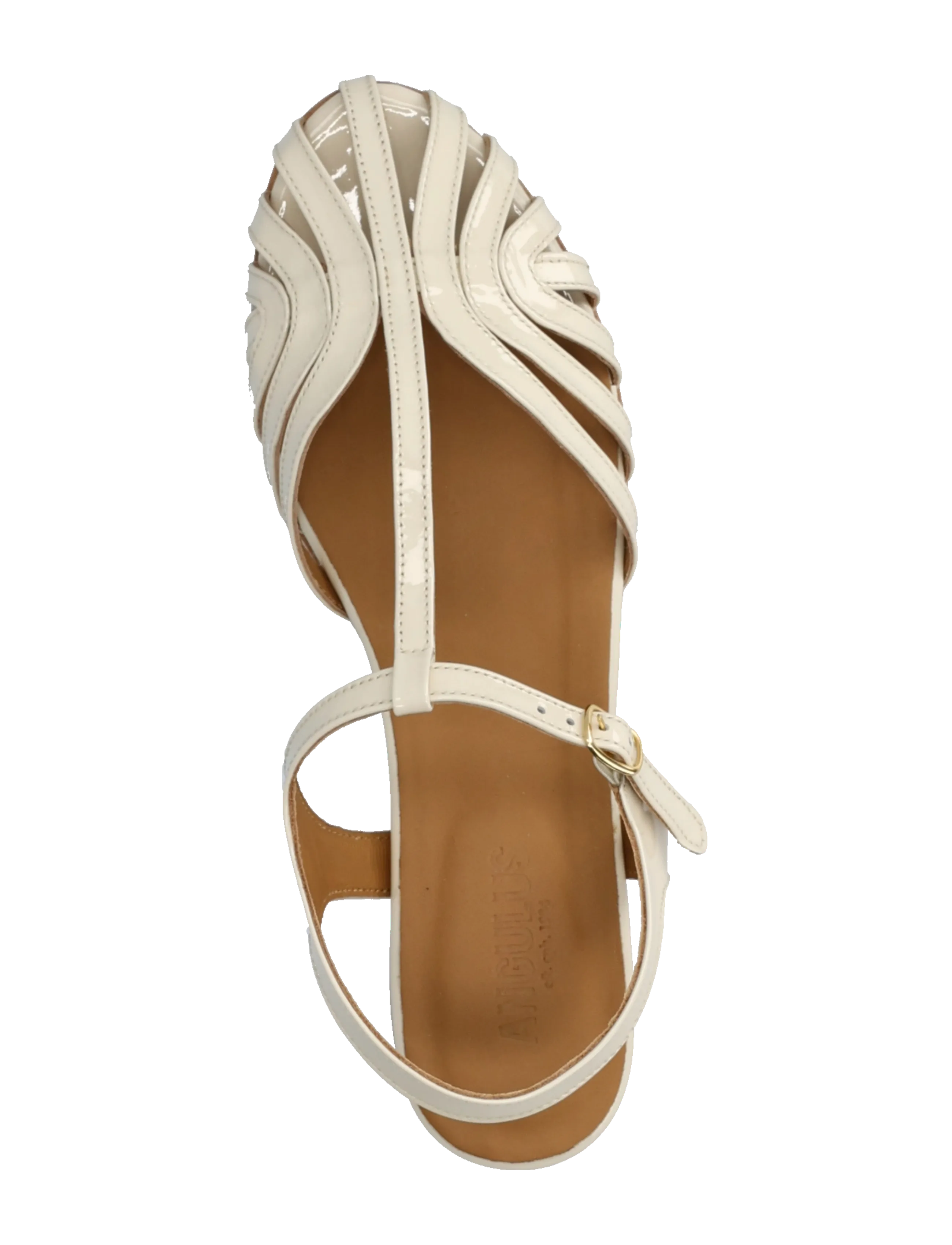 ANGULUS - Sandals - flat - platta sandaler - 2362 buttermilk - 3