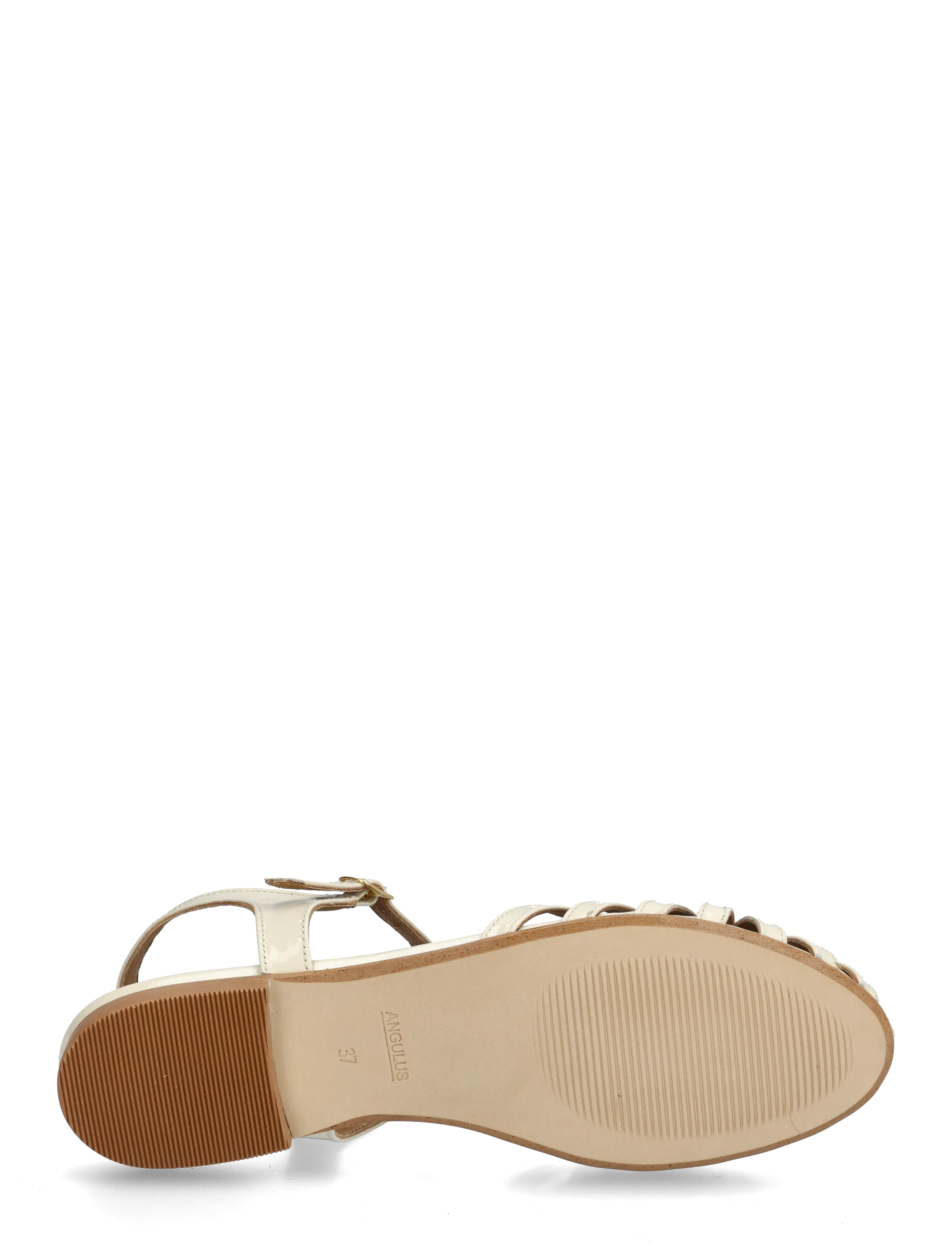 ANGULUS - Sandals - flat - platta sandaler - 2362 buttermilk - 4