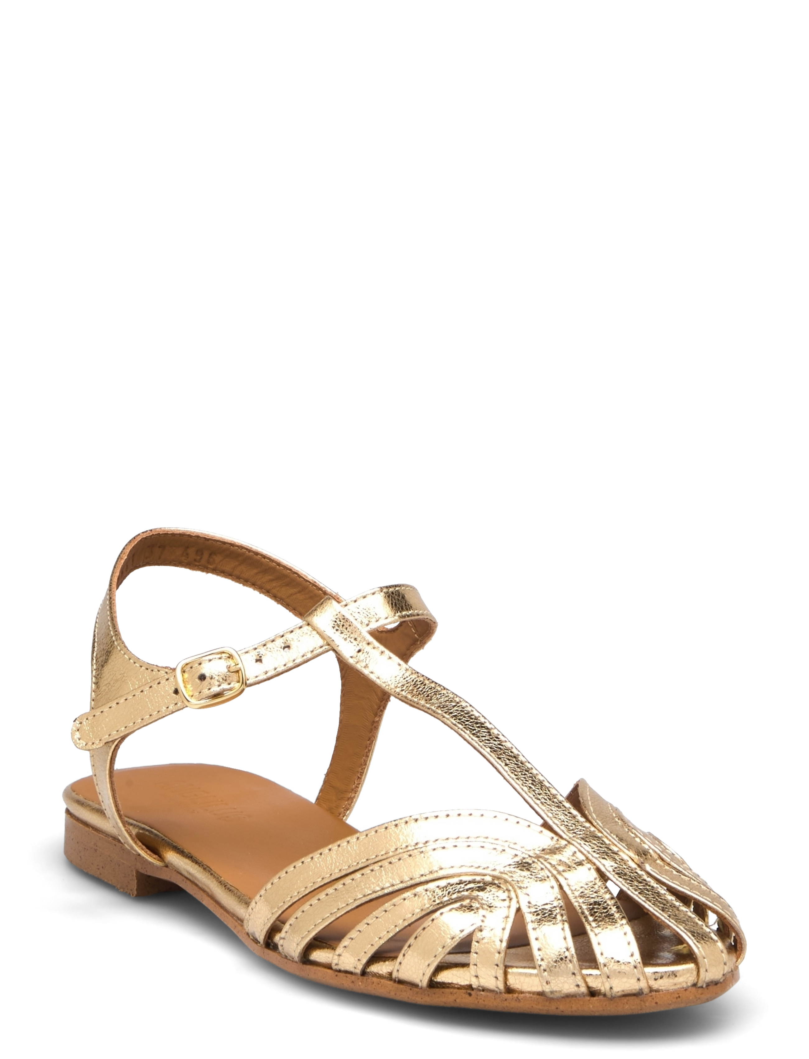 ANGULUS Sandalen - Flach Gold - 39.5 - Damen