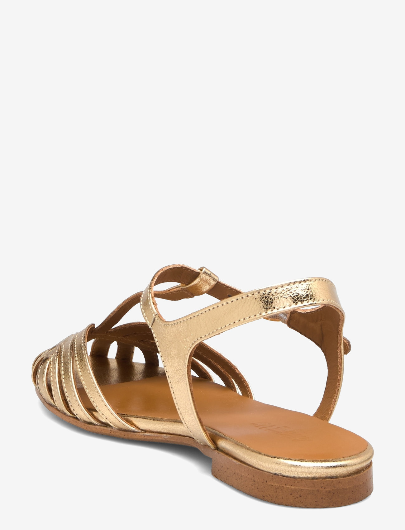 ANGULUS - Sandals - flat - platta sandaler - 3643 gold - 3