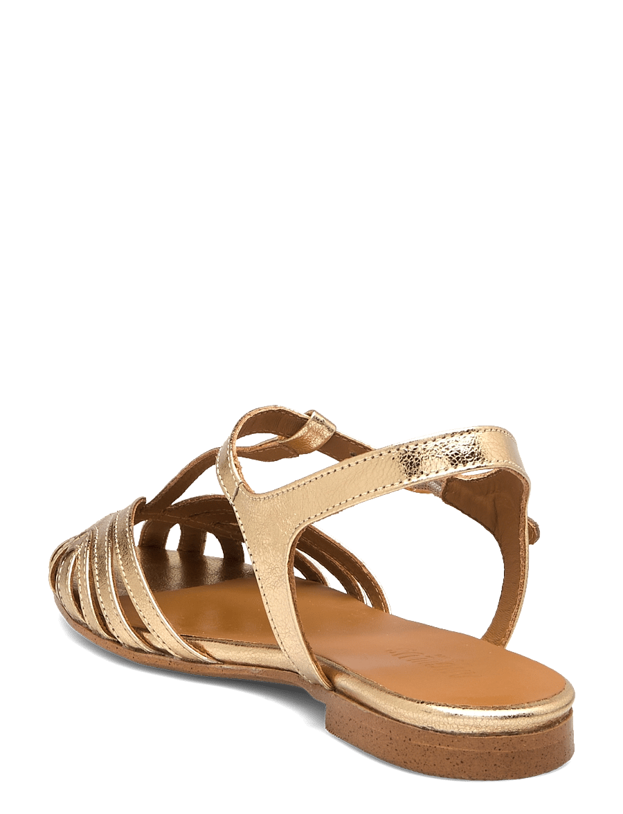 ANGULUS - Sandals - flat - flade sandaler - 3643 gold - 3