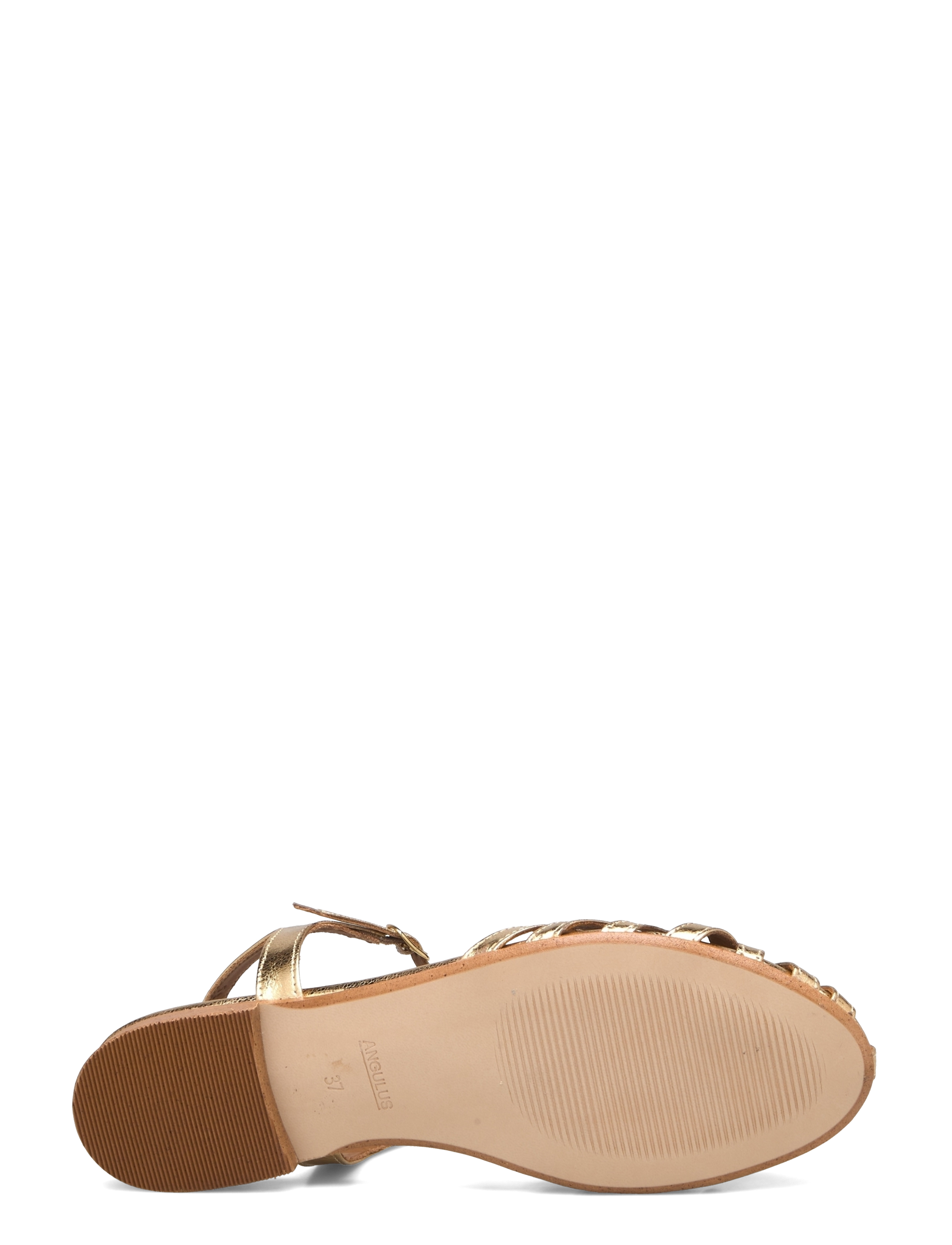 ANGULUS - Sandals - flat - flade sandaler - 3643 gold - 5