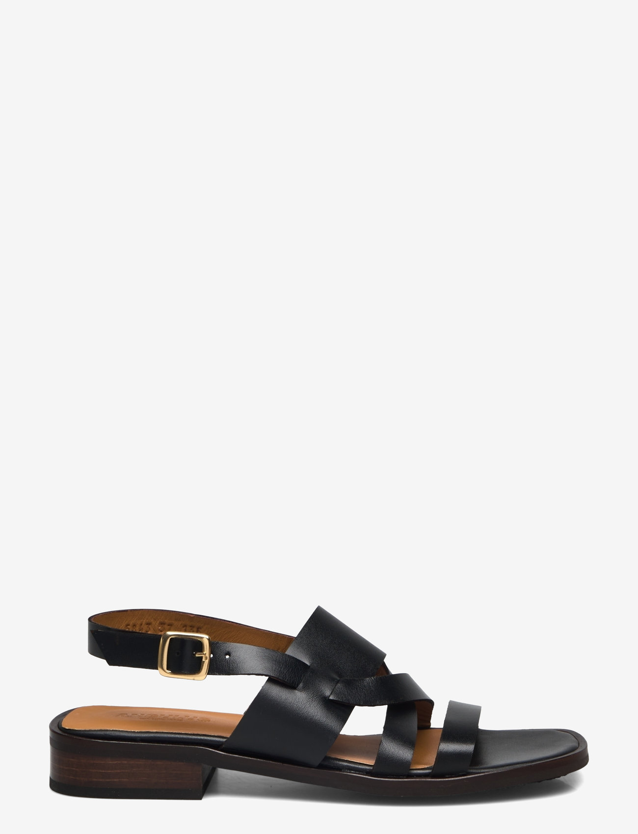 ANGULUS - Sandals - flat - kontsata sandaalid - 1785 black - 1