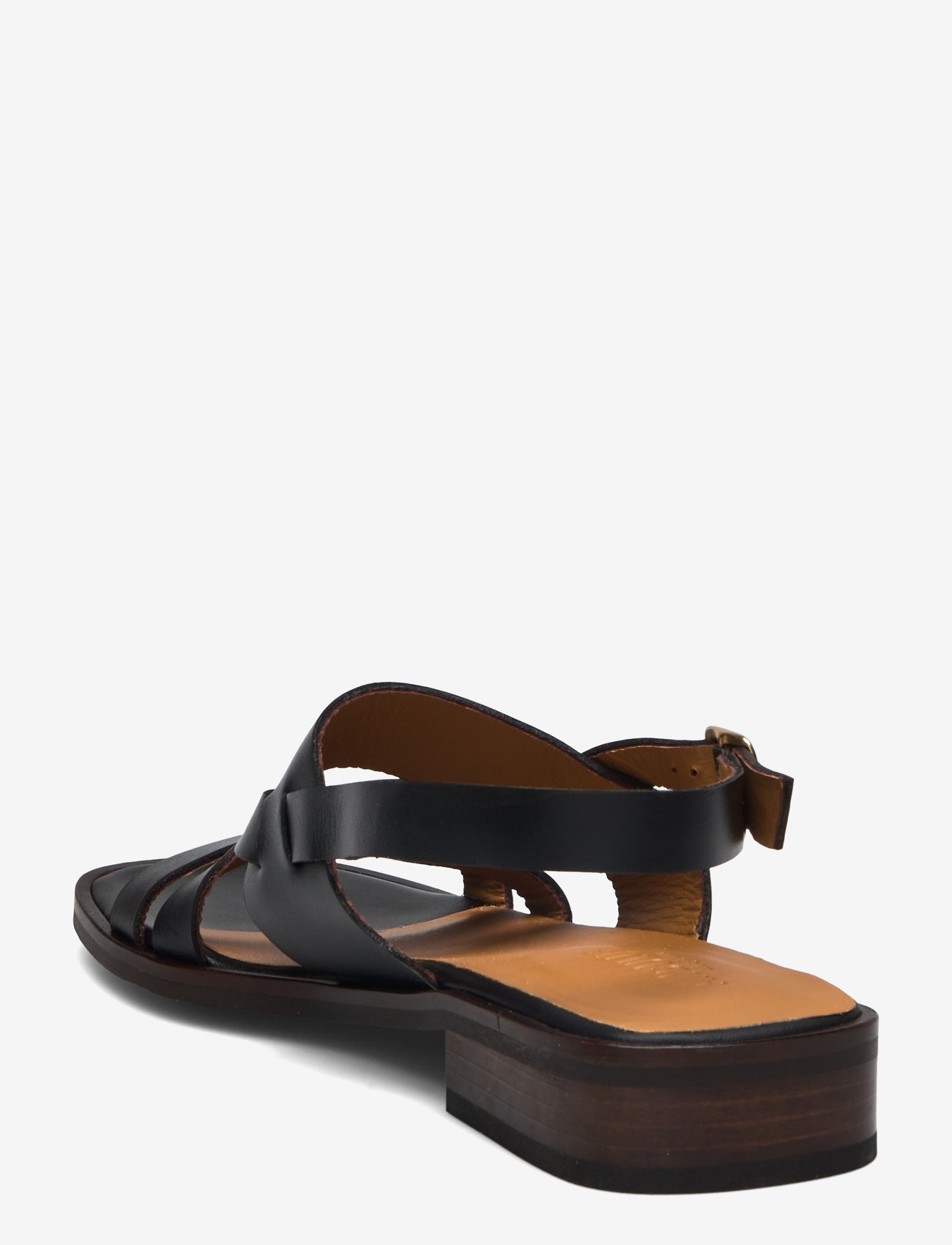 ANGULUS - Sandals - flat - kontsata sandaalid - 1785 black - 2