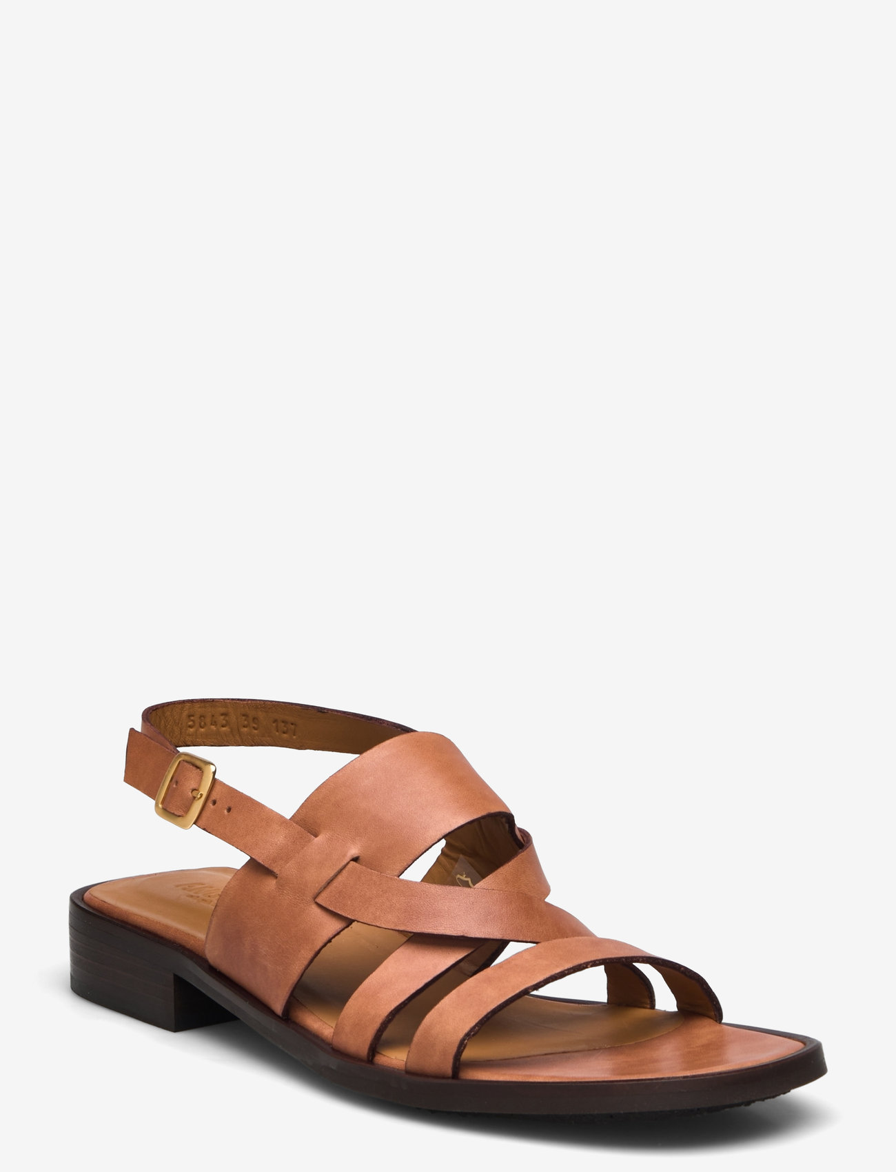 ANGULUS - Sandals - flat - kontsata sandaalid - 3637 tan - 0