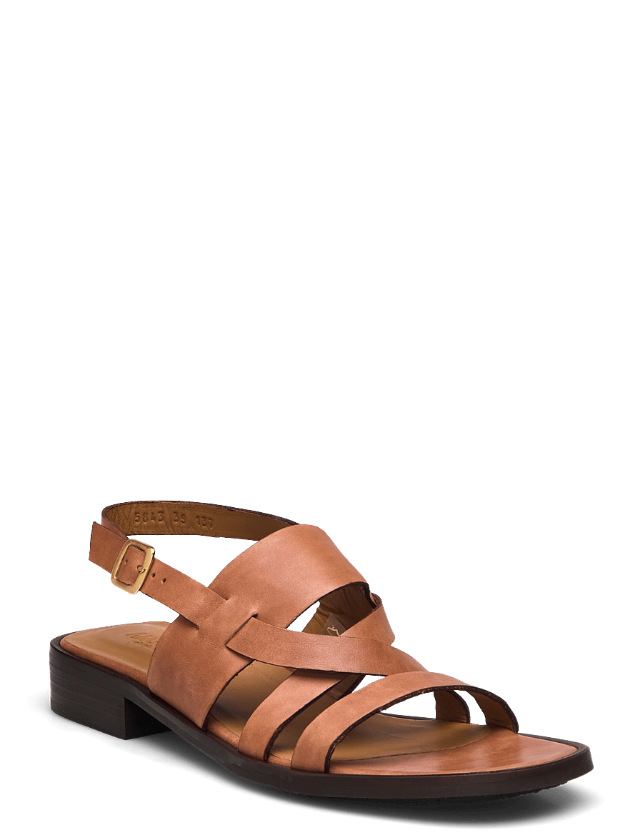 ANGULUS - Sandals - flat - platta sandaler - 3637 tan - 1