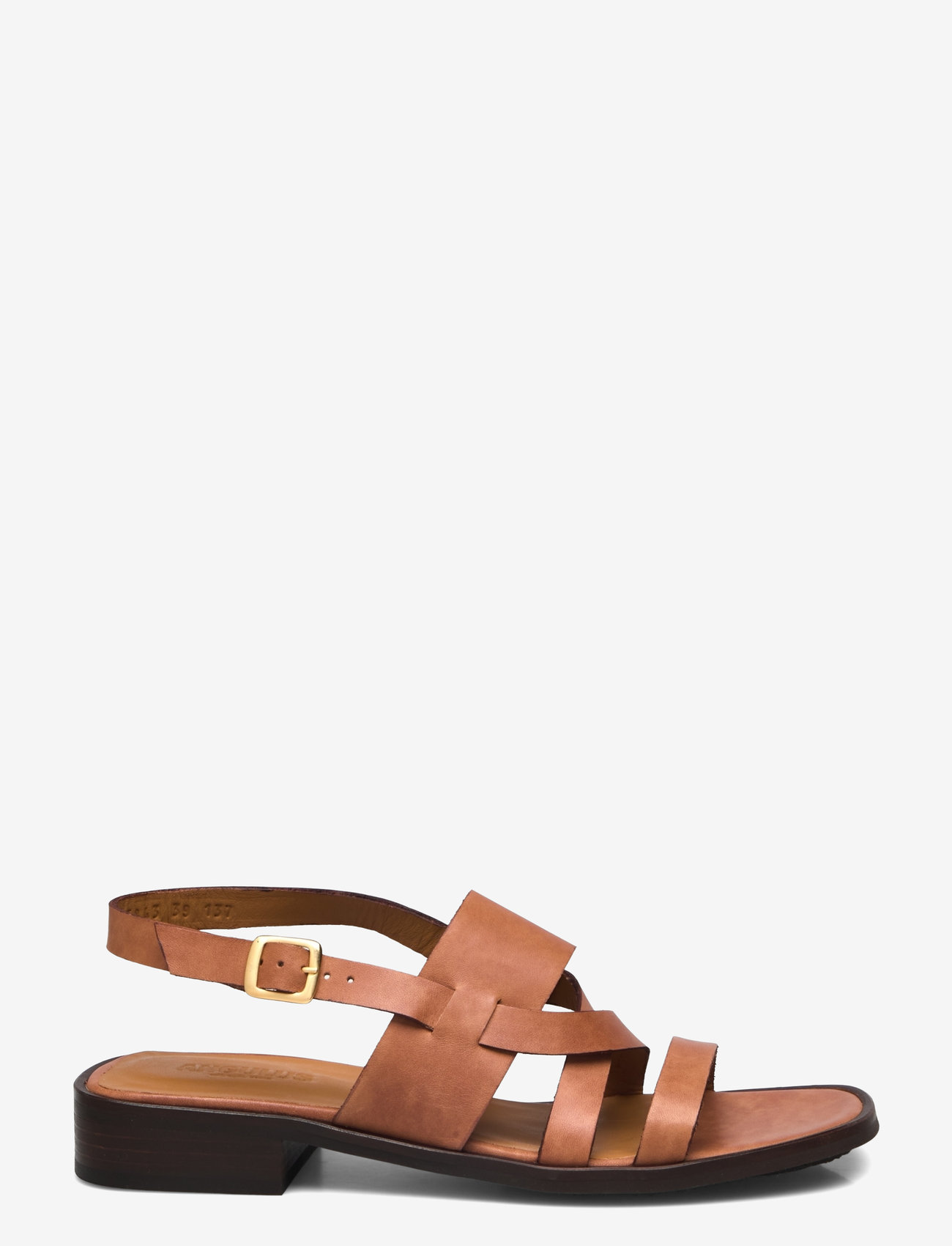 ANGULUS - Sandals - flat - kontsata sandaalid - 3637 tan - 1