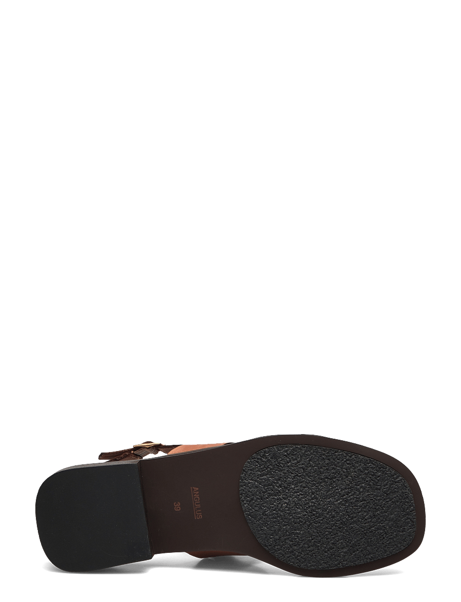 ANGULUS - Sandals - flat - platta sandaler - 3637 tan - 5