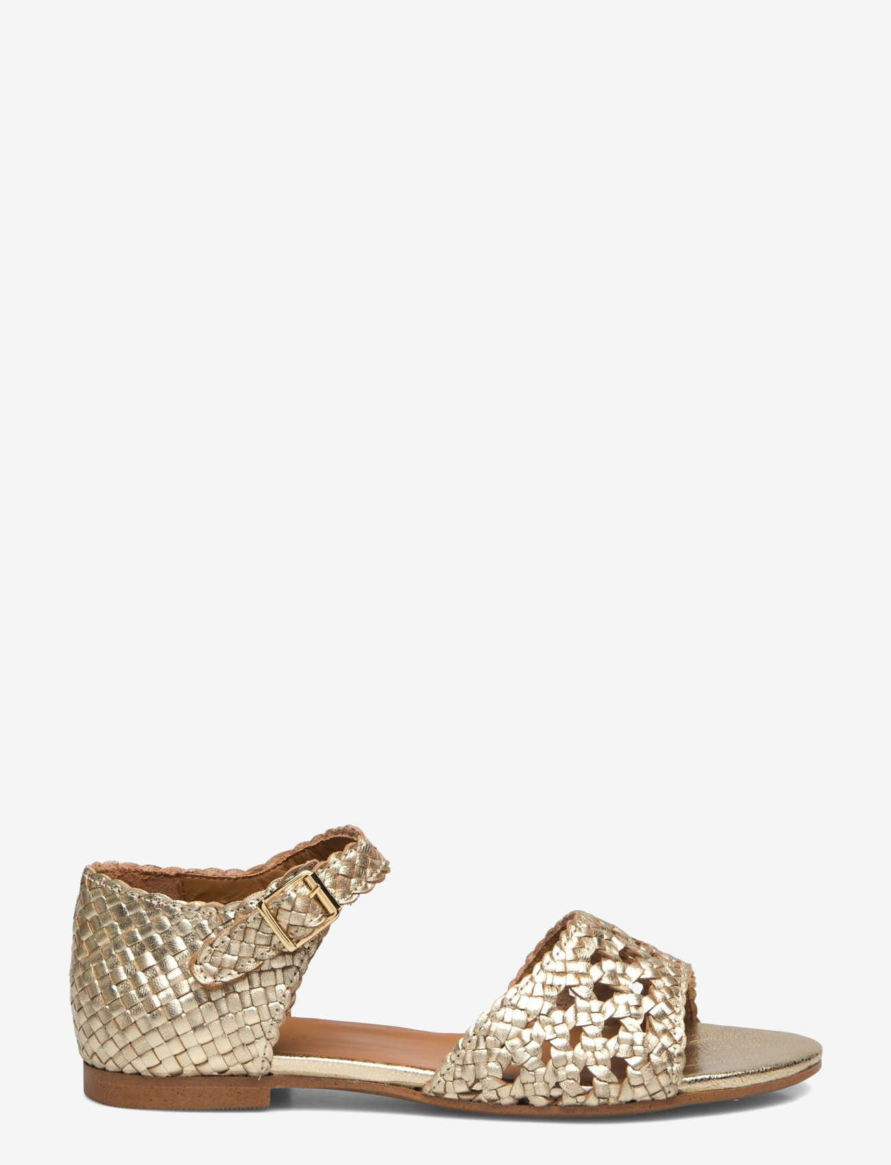ANGULUS - Sandals - flat  - open toe - clo - platta sandaler - 3612 gold braid - 1