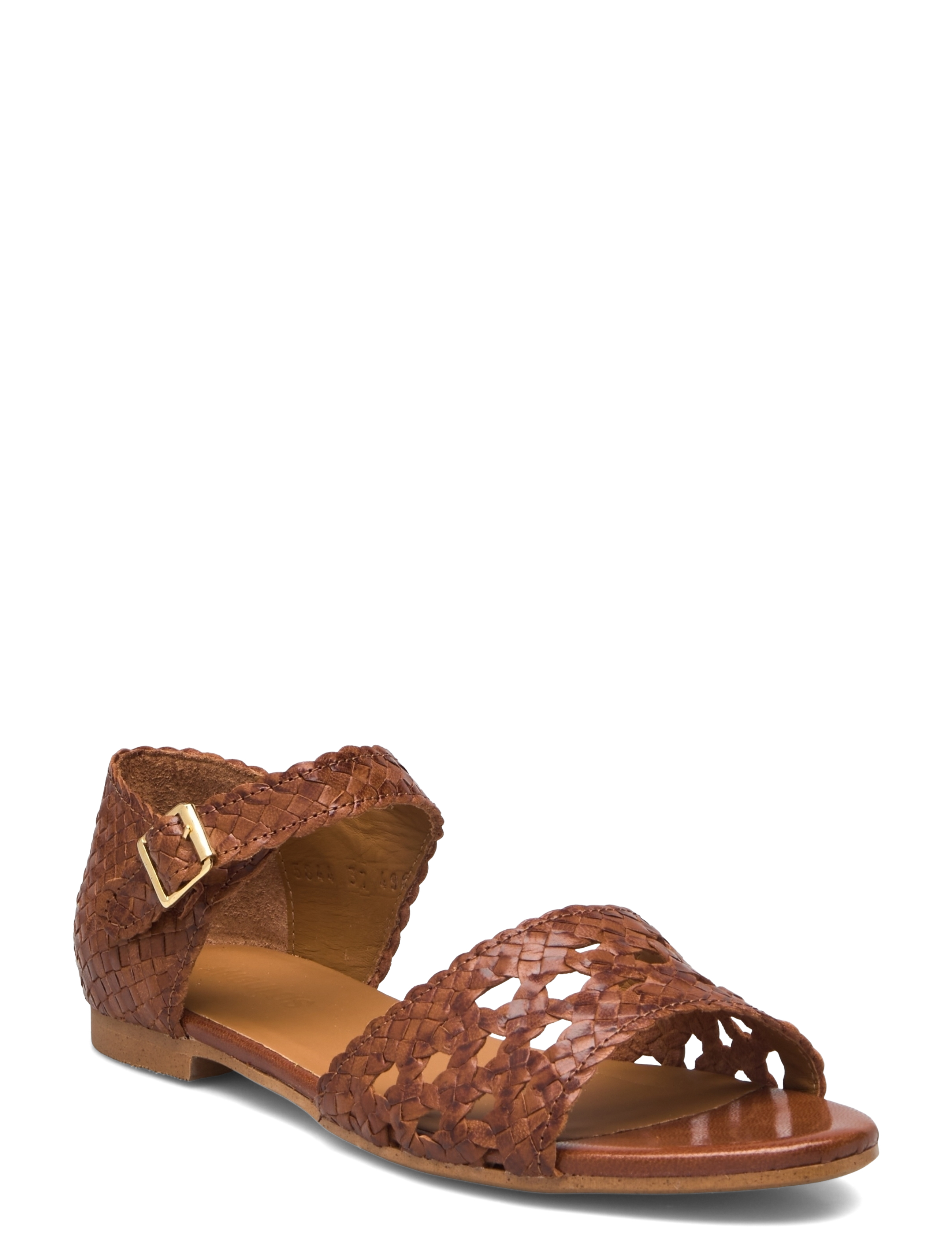 ANGULUS Sandals - Flat - Open Toe - Clo, 39, Brown, Sandaler > Flade Sandals, Dame