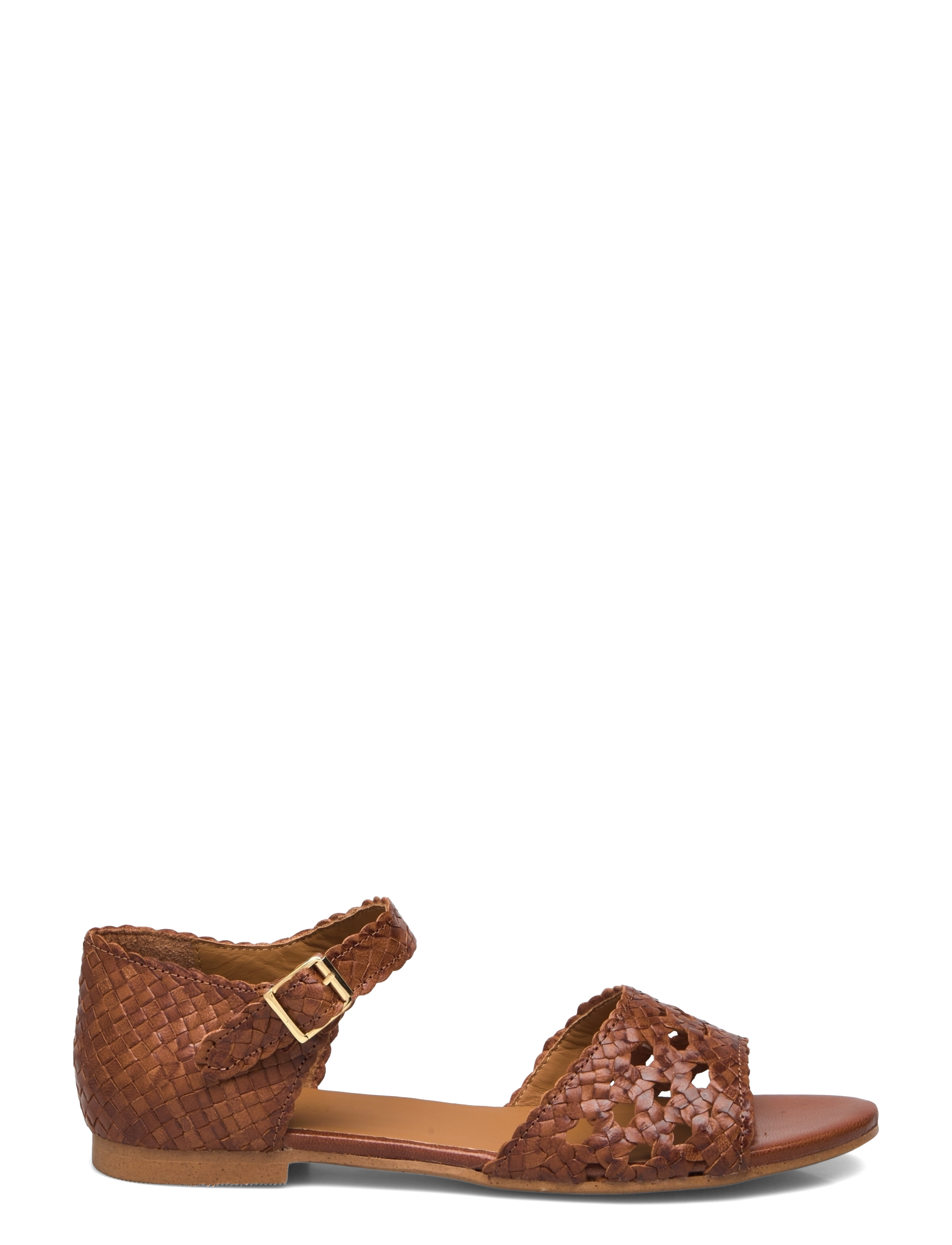 ANGULUS - Sandals - flat  - open toe - clo - flache sandalen - 3614 tan braid - 1