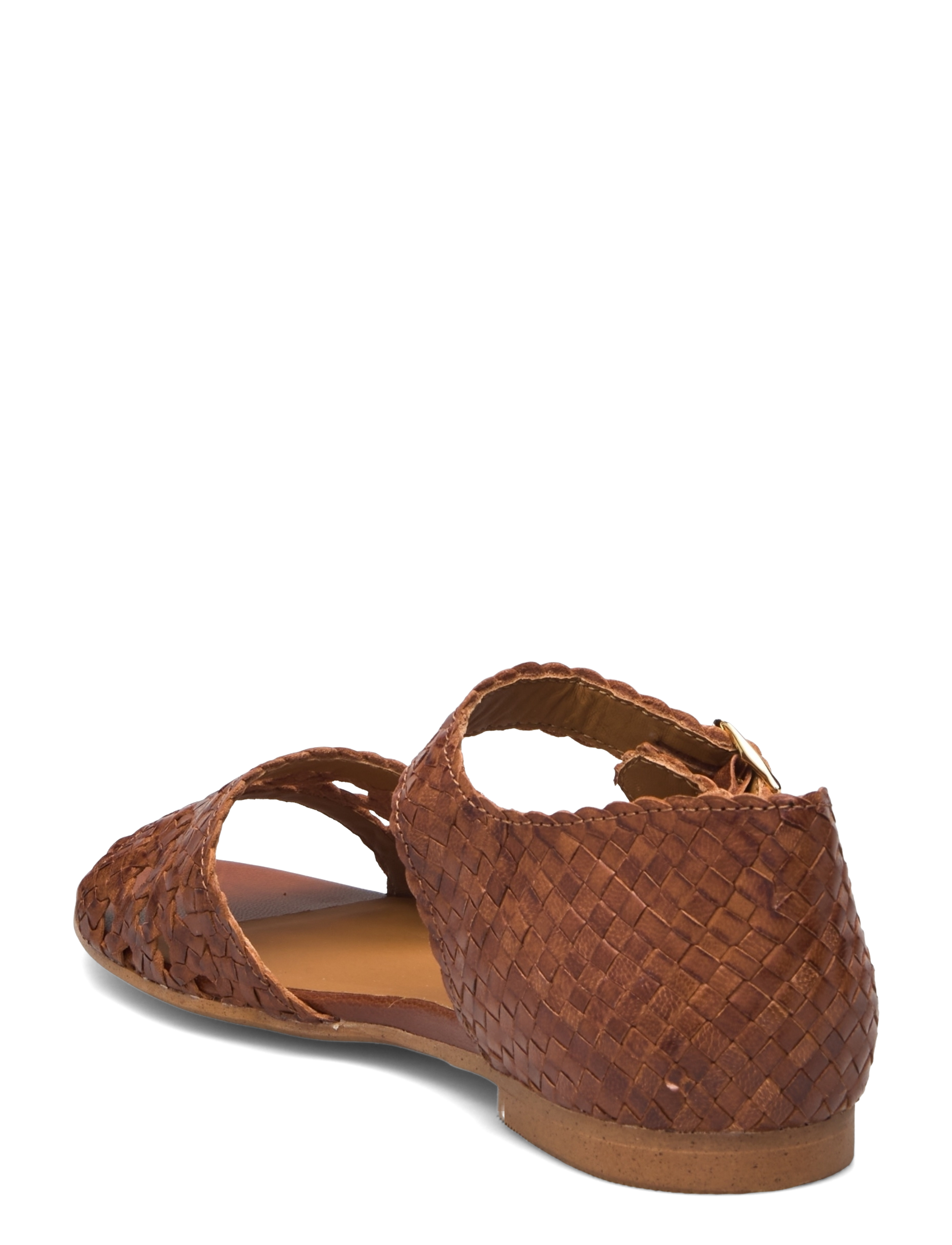 ANGULUS - Sandals - flat  - open toe - clo - flache sandalen - 3614 tan braid - 2