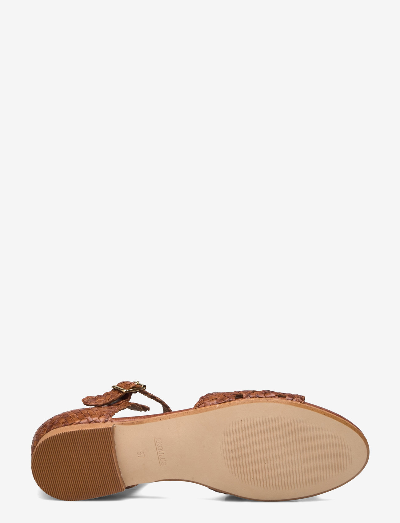 ANGULUS - Sandals - flat  - open toe - clo - flache sandalen - 3614 tan braid - 4