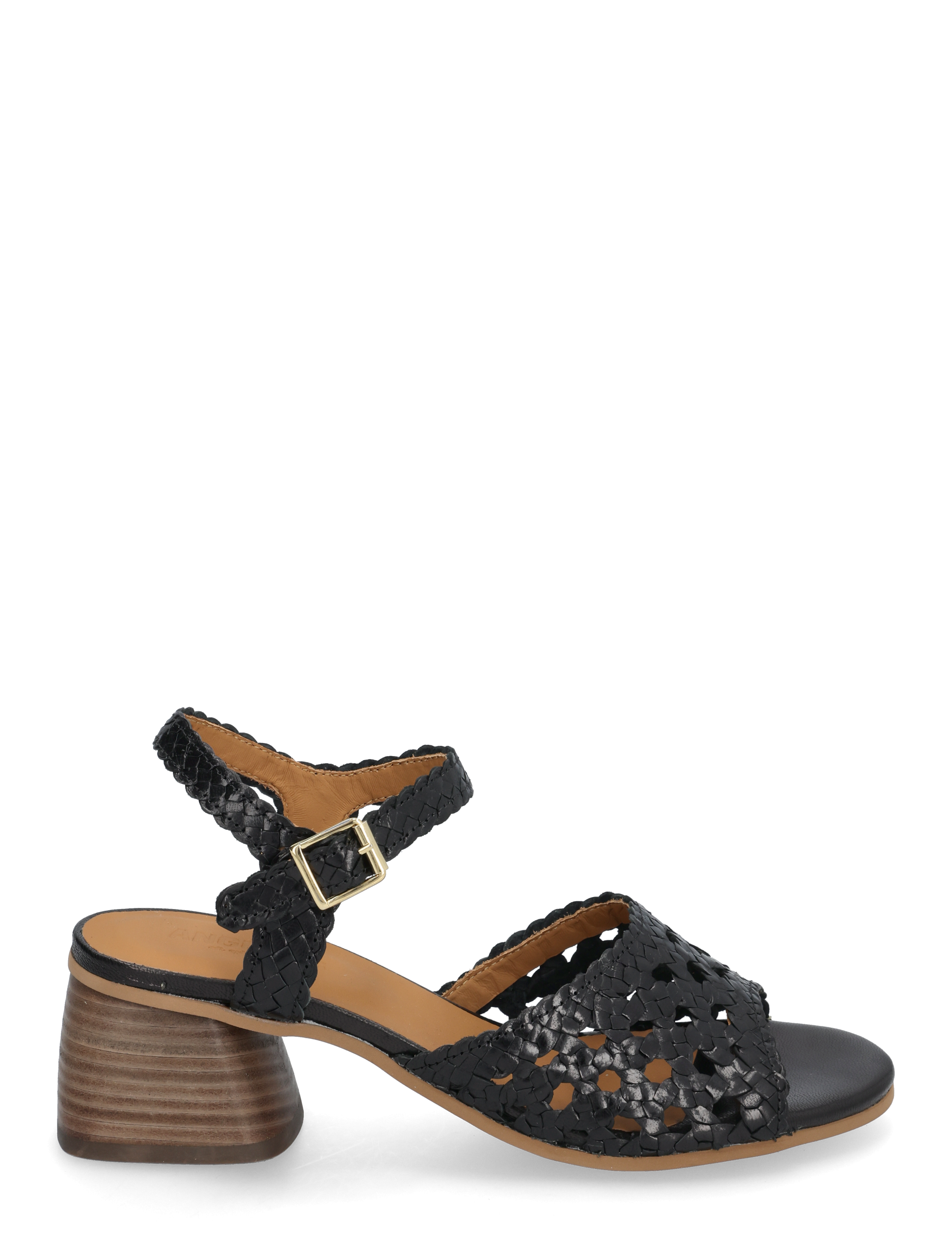 ANGULUS - Sandals - Block heels - 2072 black - 1
