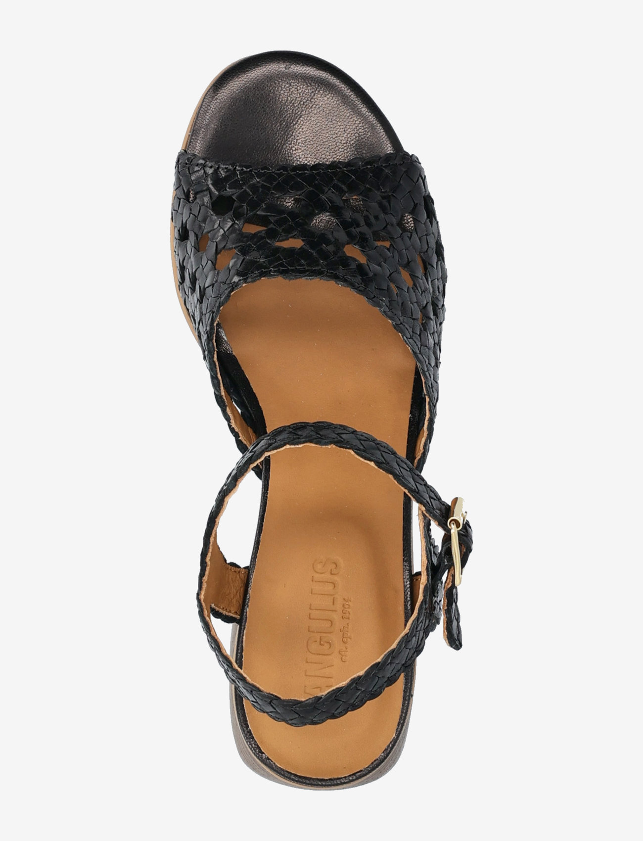 ANGULUS - Sandals - Block heels - sandaletten - 2072 black - 3