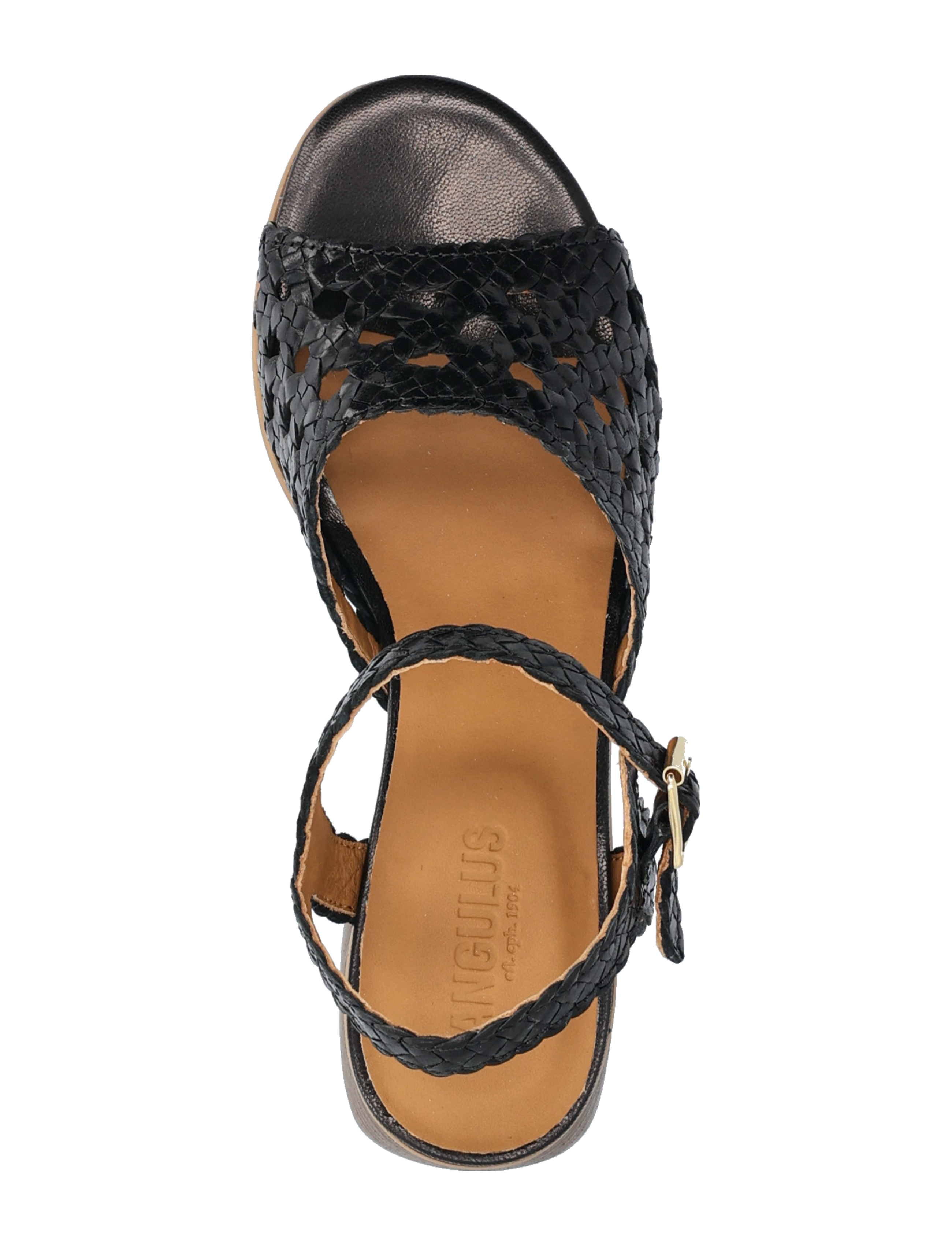 ANGULUS - Sandals - Block heels - 2072 black - 3
