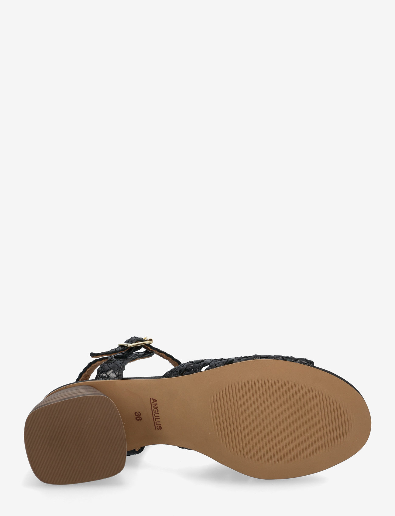 ANGULUS - Sandals - Block heels - sandaletten - 2072 black - 4