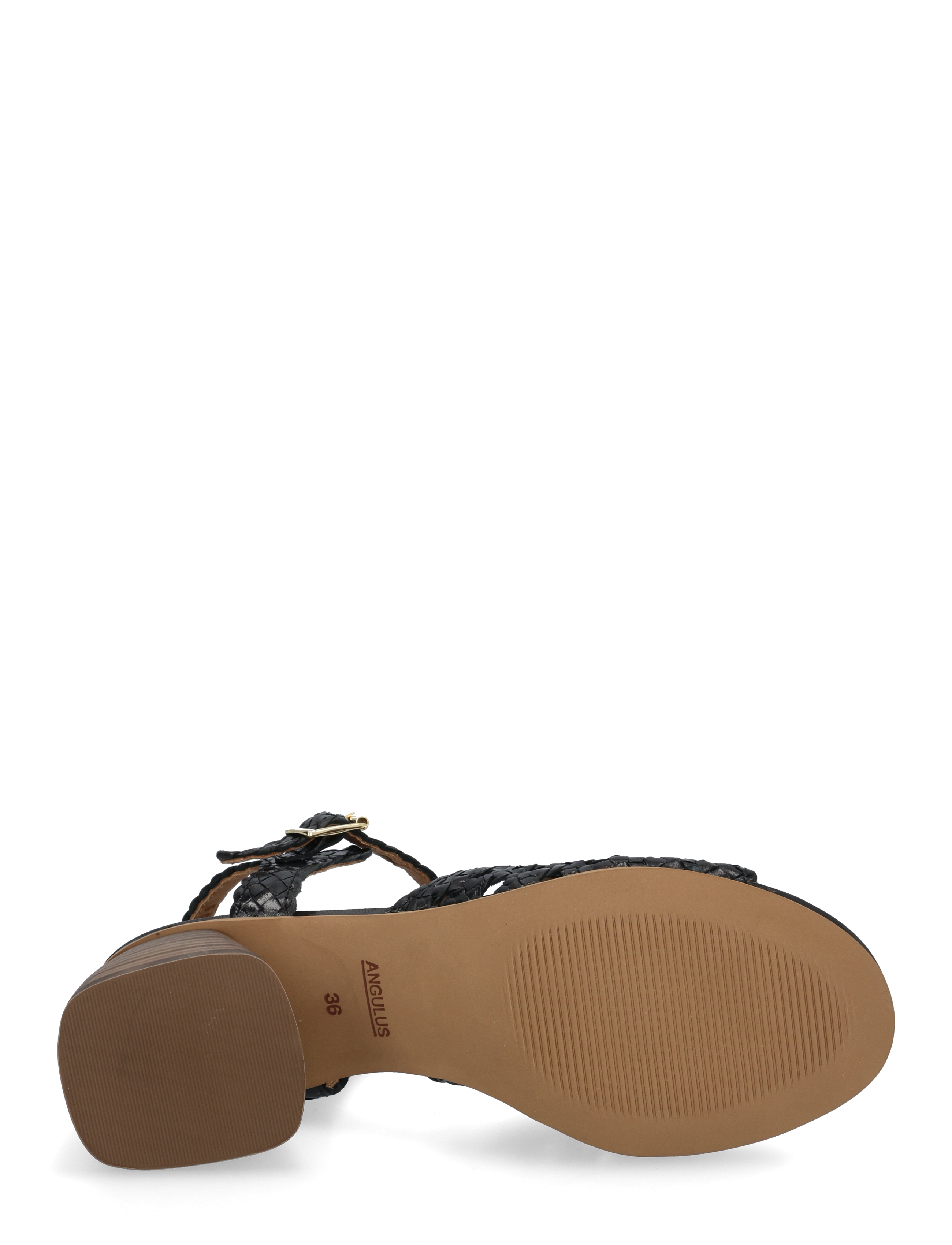 ANGULUS - Sandals - Block heels - 2072 black - 4