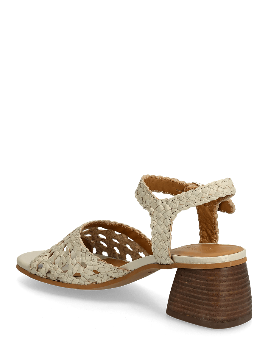 ANGULUS - Sandals - Block heels - sandaler med hæl - 2073 buttermilk - 2