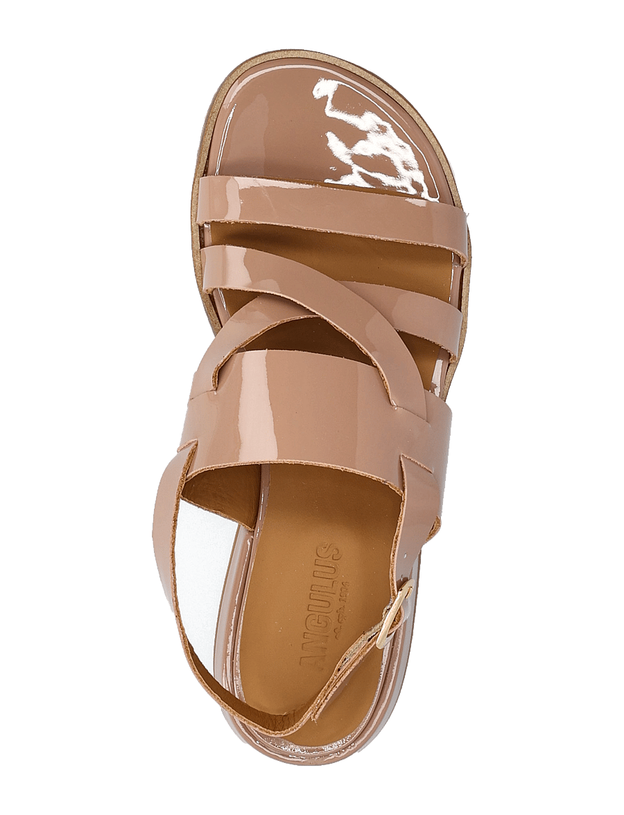 ANGULUS - Sandals - flat - flache sandalen - 3628 clay - 3