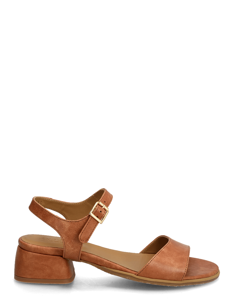 ANGULUS - Sandals - Block heels - 1789 tan - 1