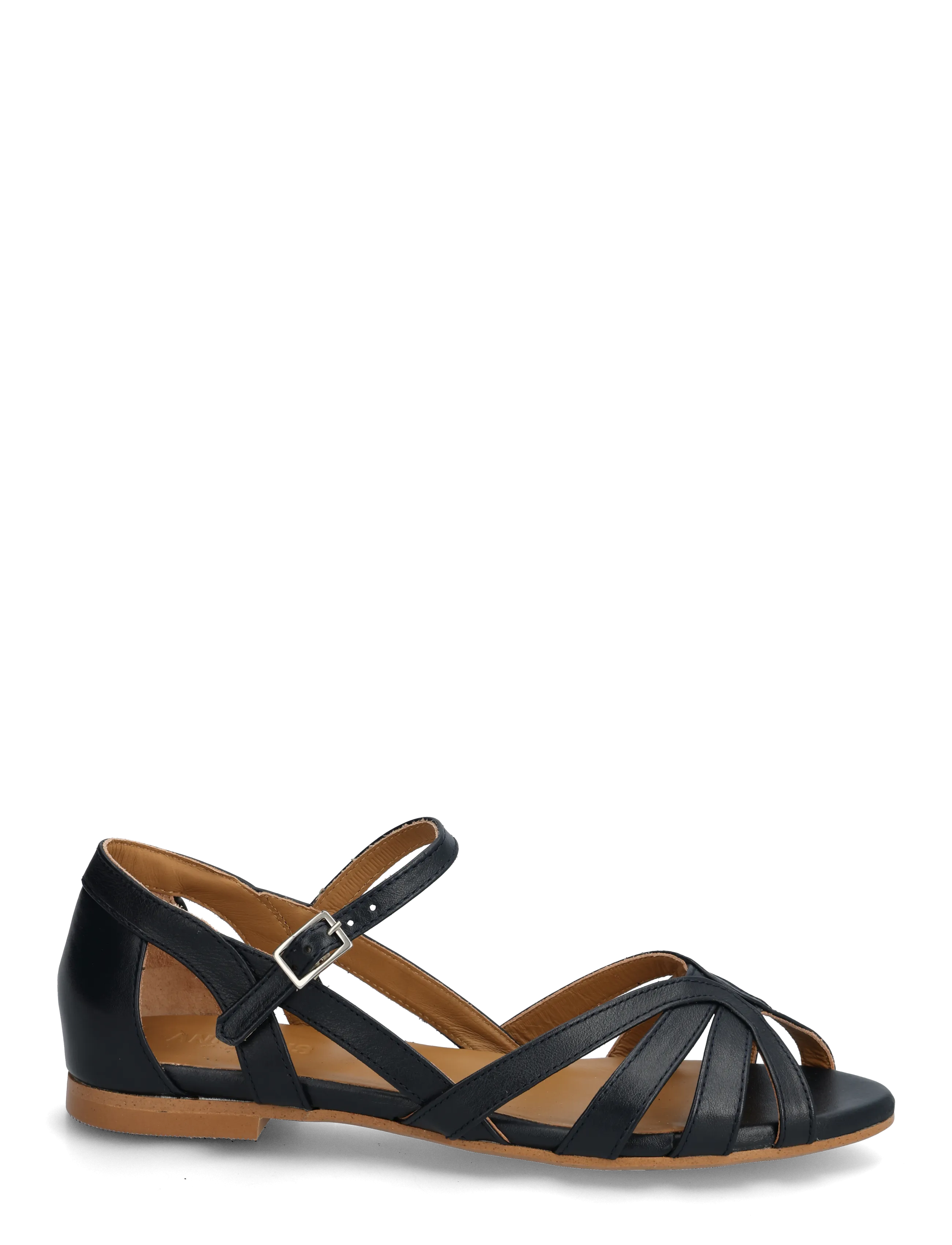 ANGULUS - Sandals - flat - kontsata sandaalid - 1530 navy - 2