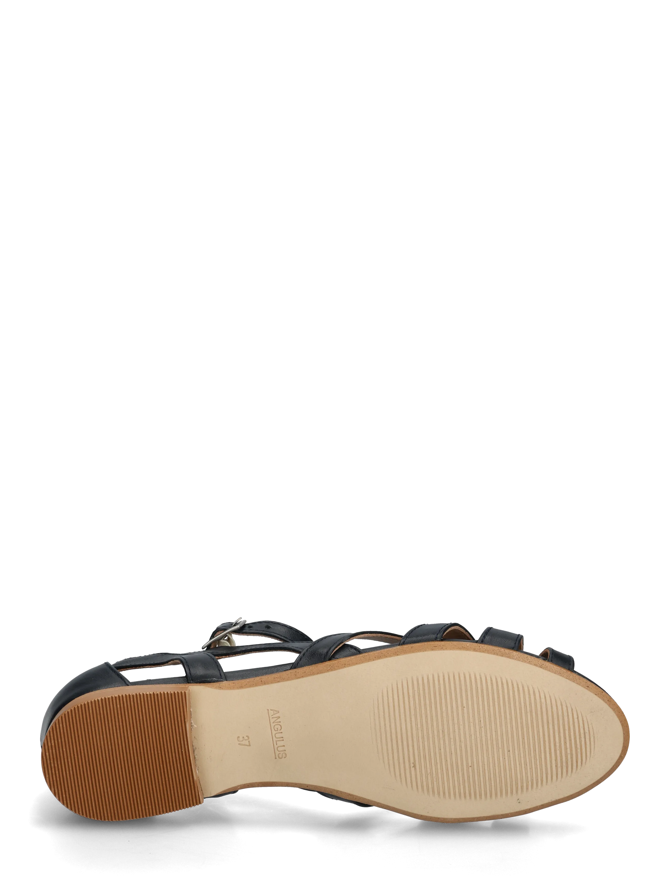 ANGULUS - Sandals - flat - kontsata sandaalid - 1530 navy - 4