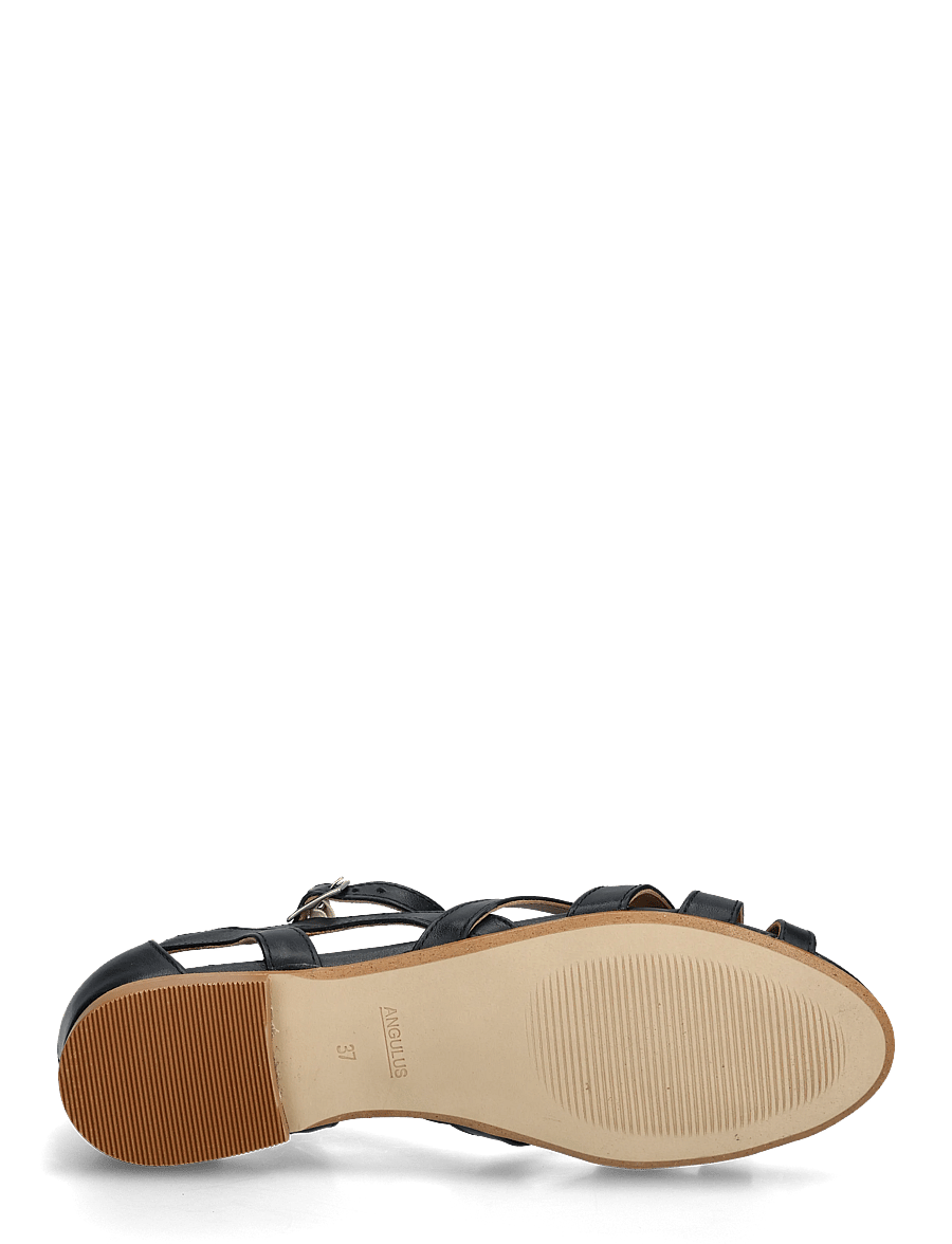 ANGULUS - Sandals - flat - kontsata sandaalid - 1530 navy - 4
