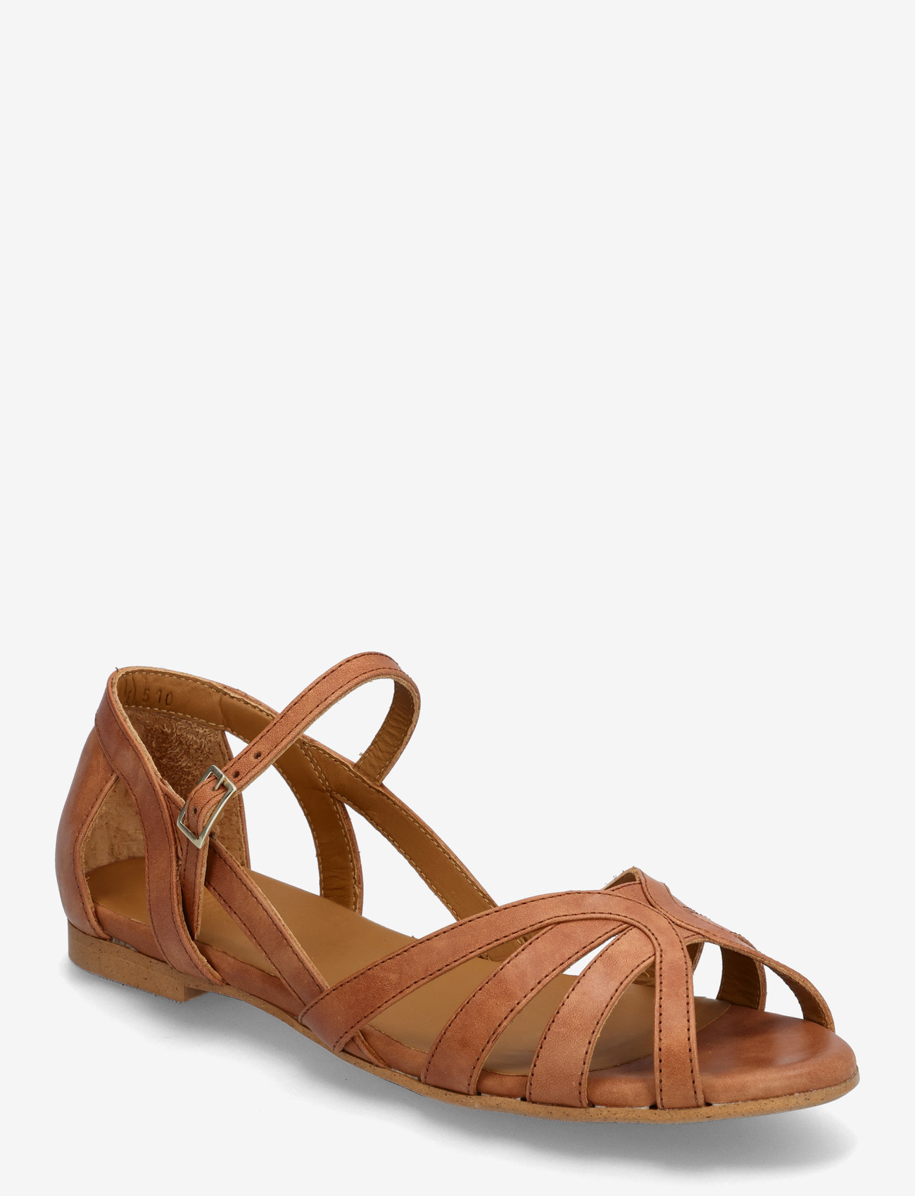 ANGULUS - Sandals - flat - flache sandalen - 1789 tan - 0