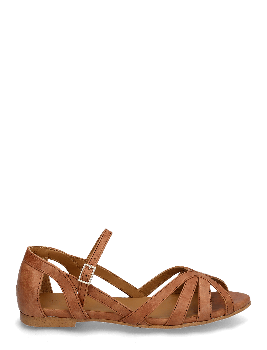 ANGULUS - Sandals - flat - flache sandalen - 1789 tan - 1