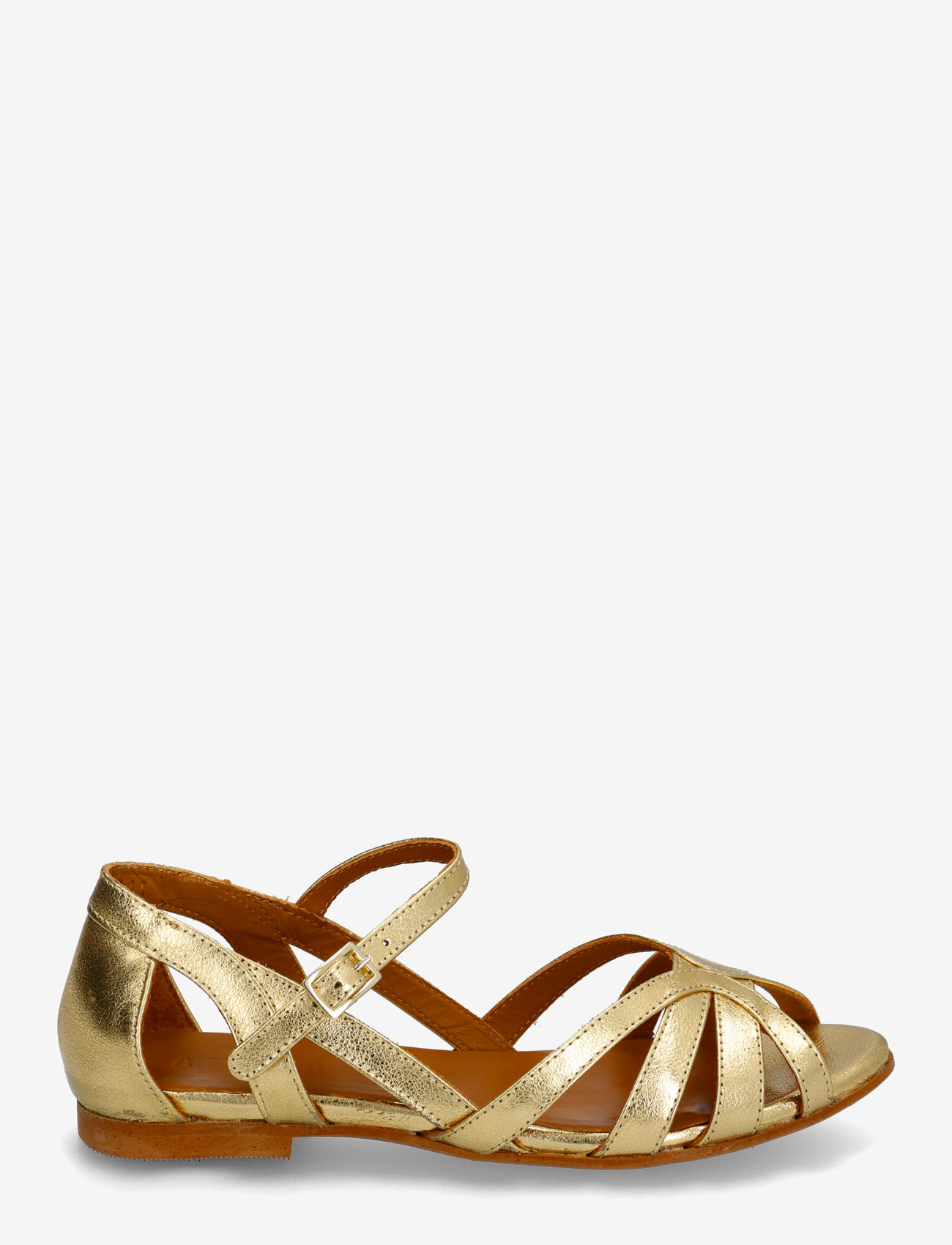 ANGULUS - Sandals - flat - flache sandalen - 3643 gold - 1