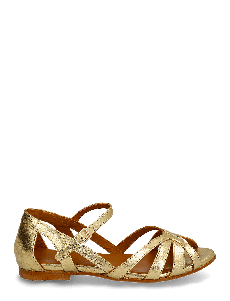 ANGULUS - Sandals - flat - flache sandalen - 3643 gold - 1