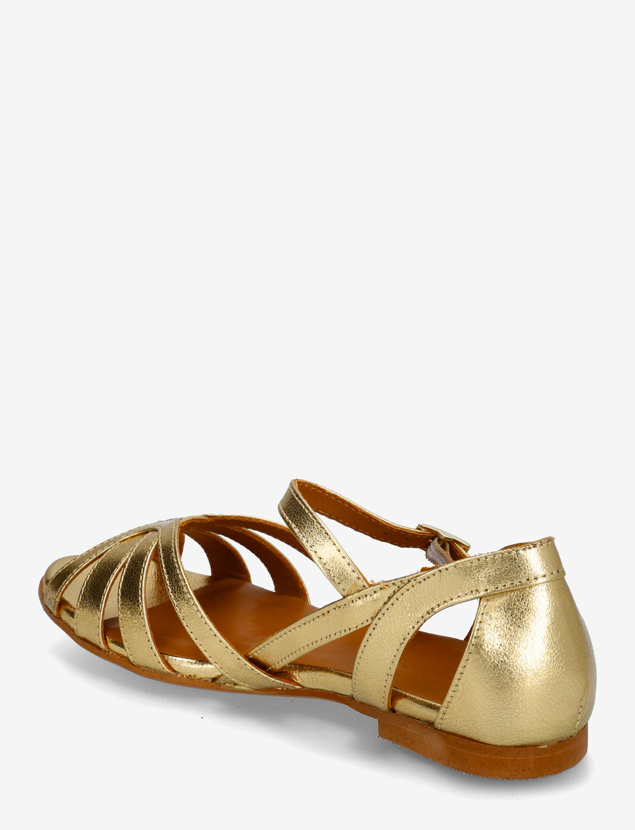 ANGULUS - Sandals - flat - flache sandalen - 3643 gold - 2