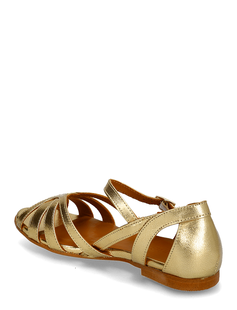 ANGULUS - Sandals - flat - flache sandalen - 3643 gold - 2
