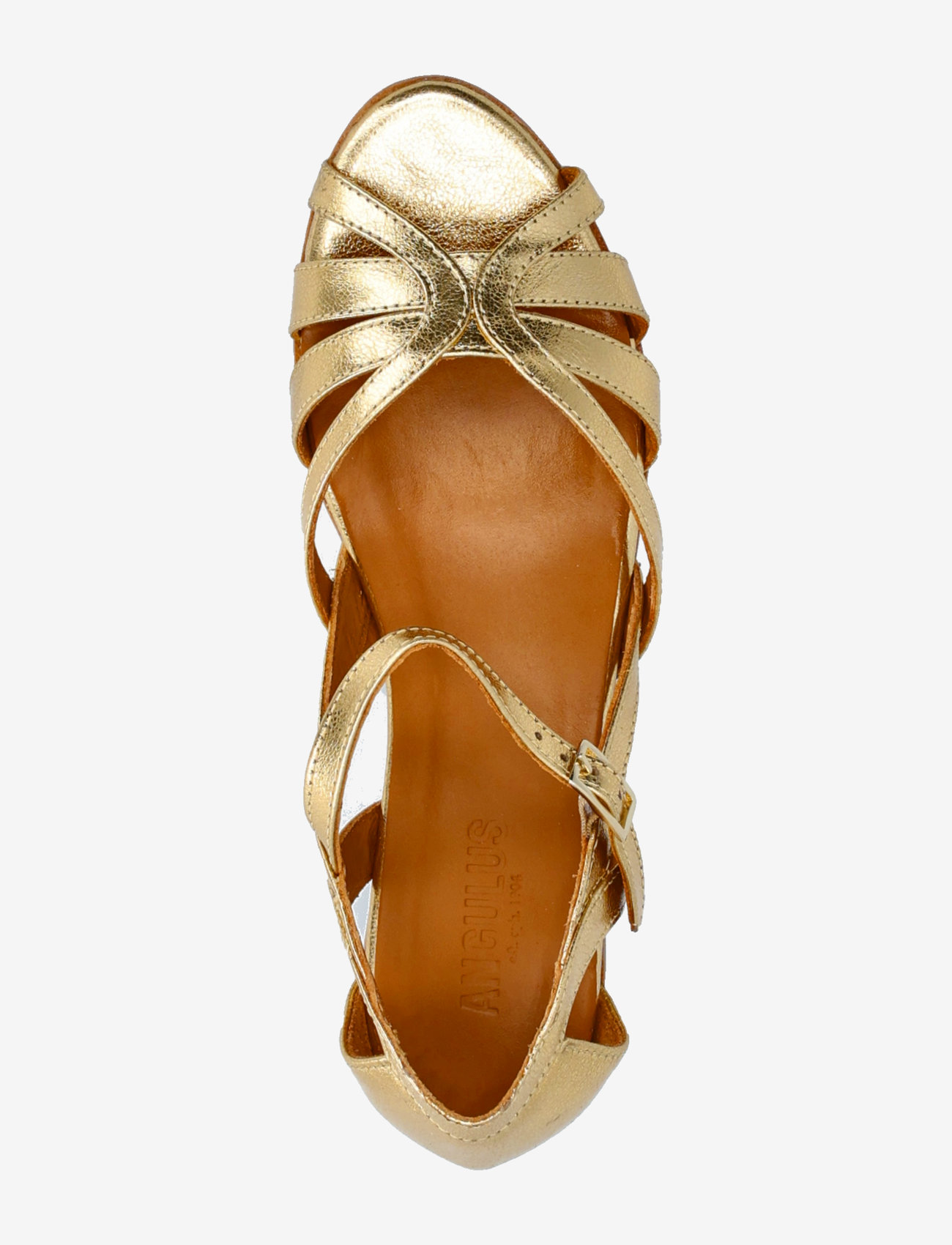 ANGULUS - Sandals - flat - flache sandalen - 3643 gold - 3