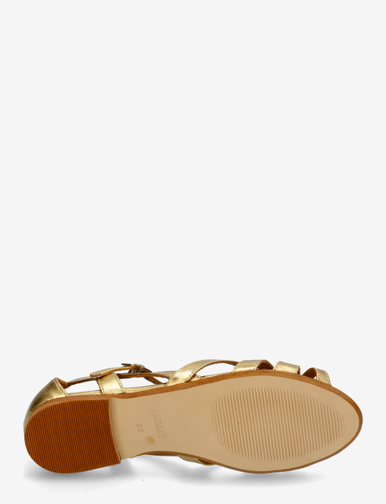 ANGULUS - Sandals - flat - flache sandalen - 3643 gold - 4