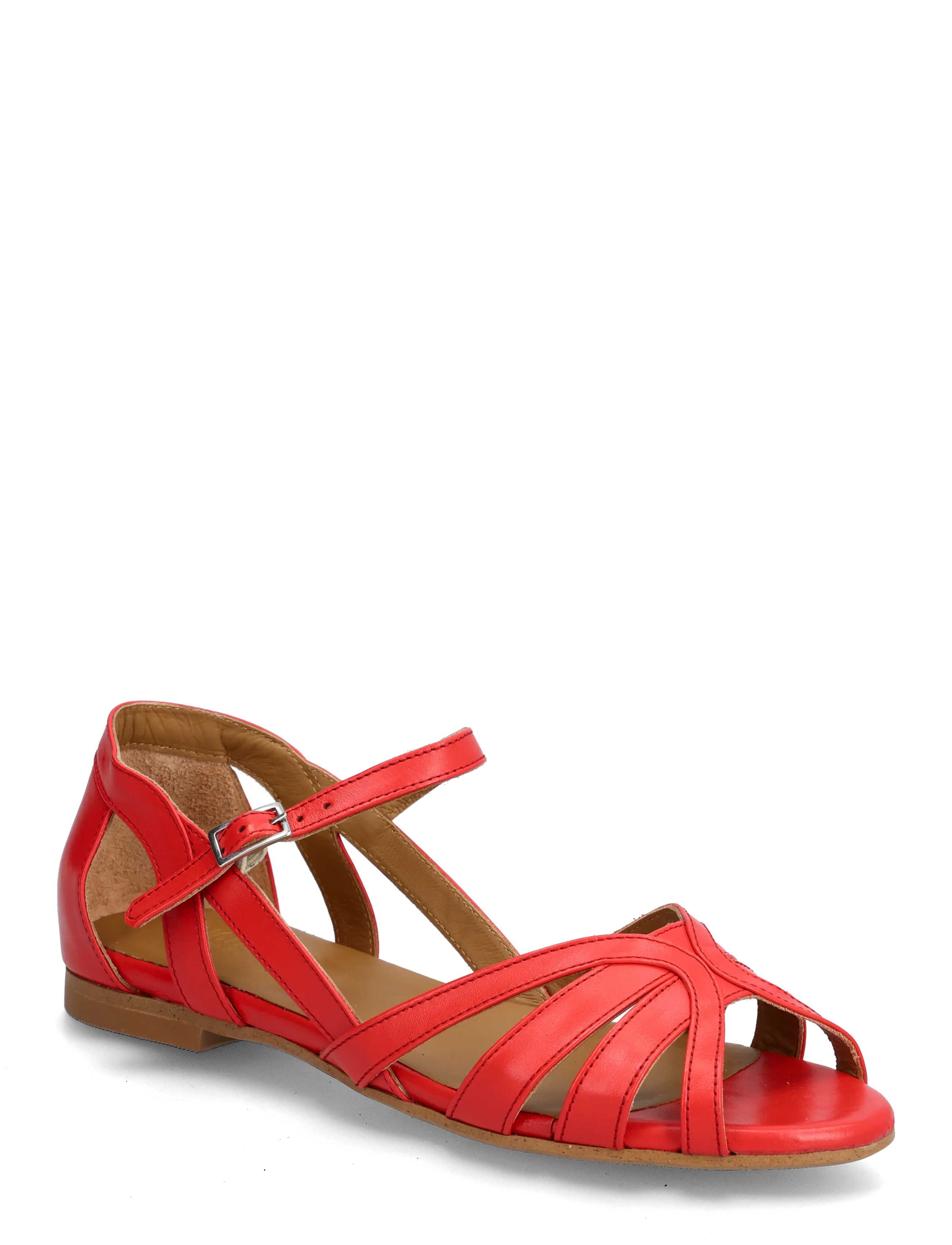 ANGULUS Sandals Flat, 39.5, Sandals, Koralle - Flat Frauen