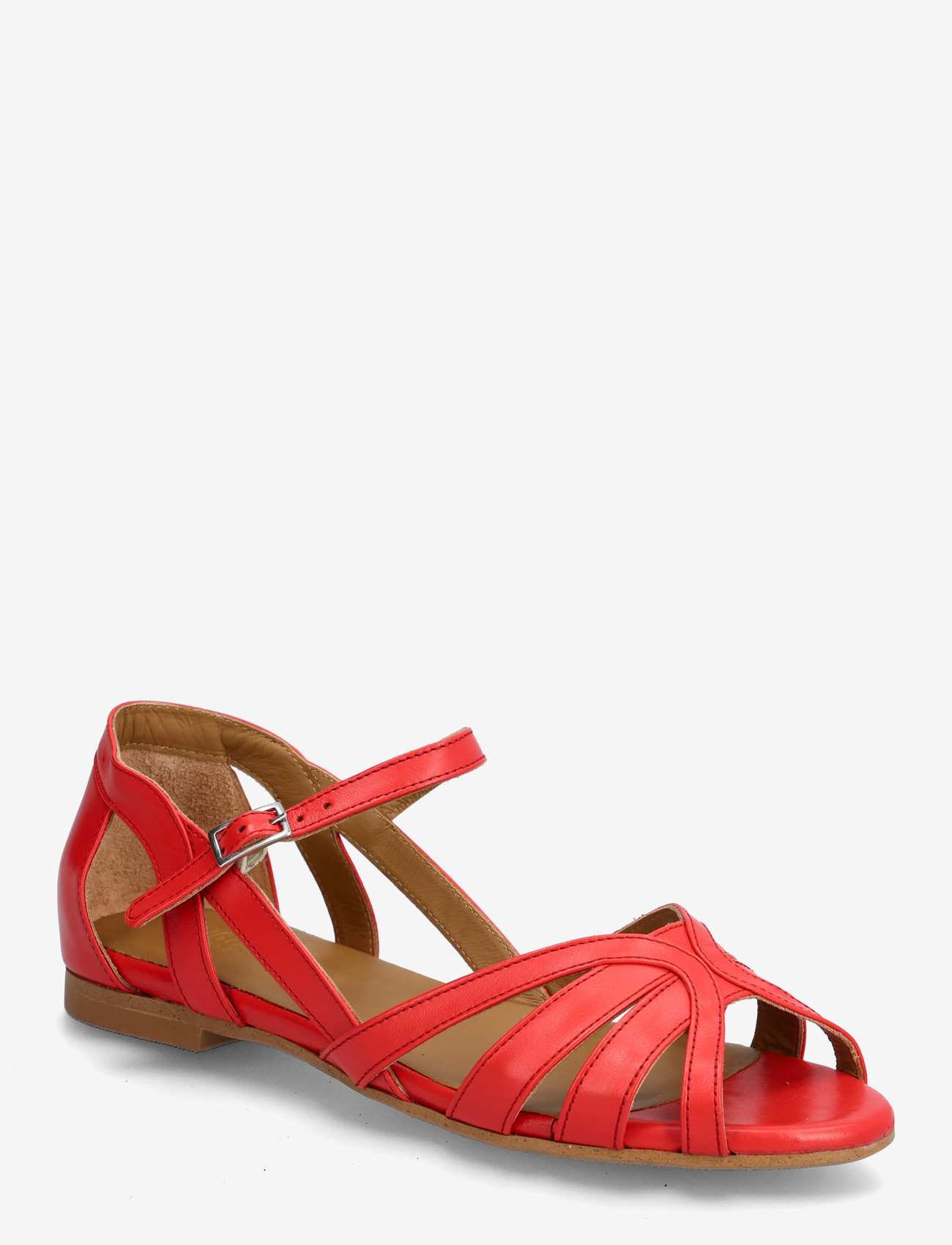 ANGULUS - Sandals - flat - flade sandaler - 4611 red coral - 0