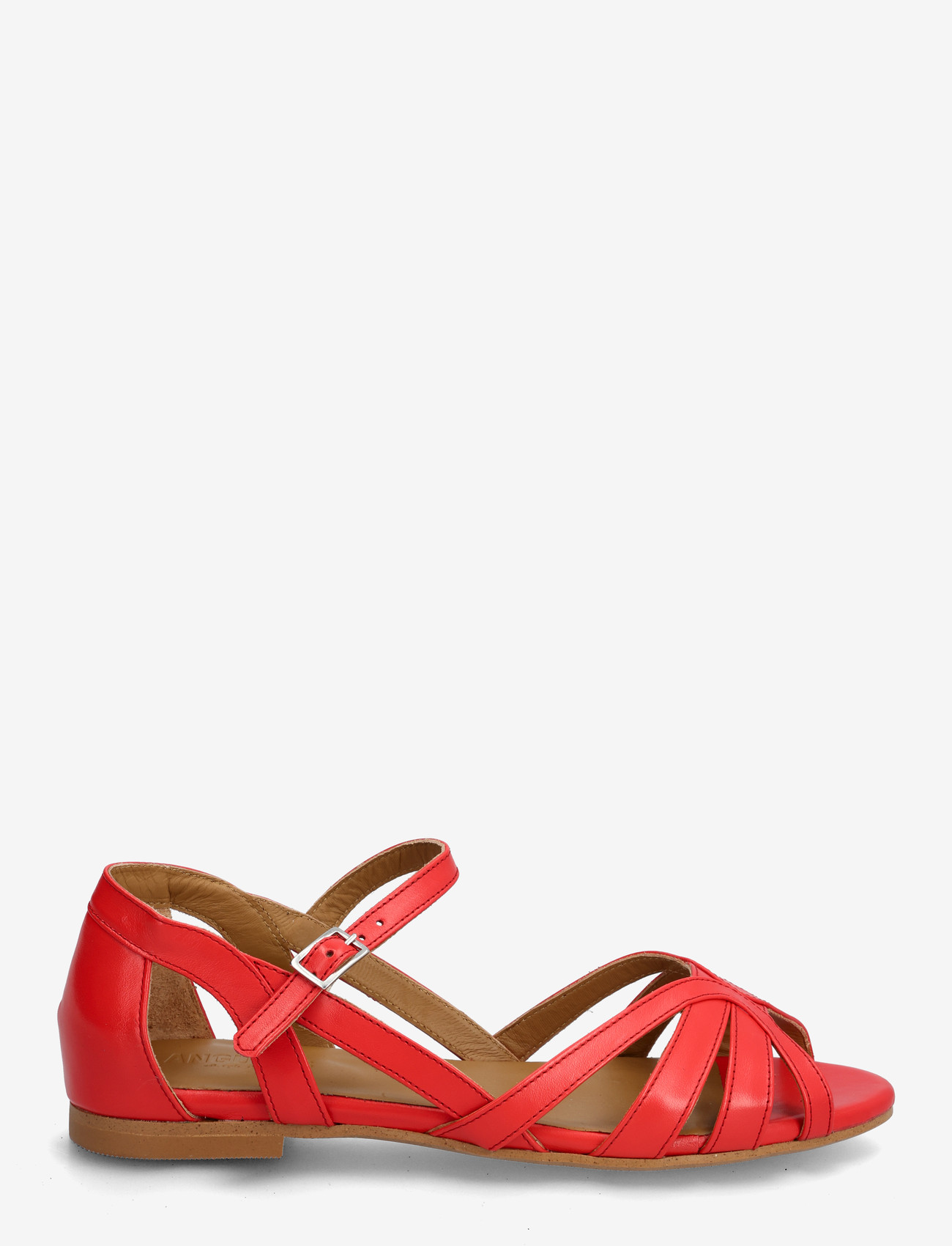 ANGULUS - Sandals - flat - flade sandaler - 4611 red coral - 1