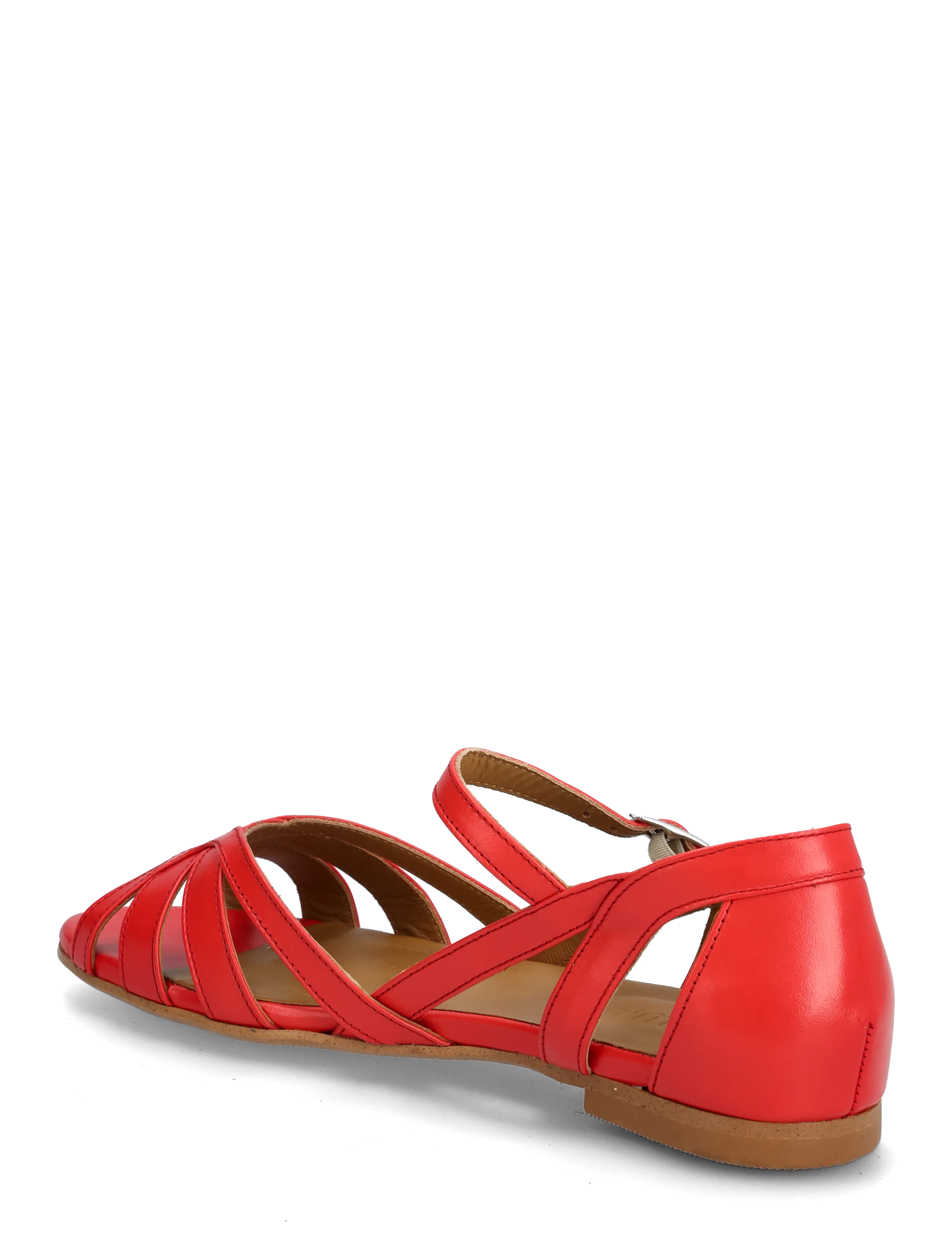 ANGULUS - Sandals - flat - kontsata sandaalid - 4611 red coral - 2