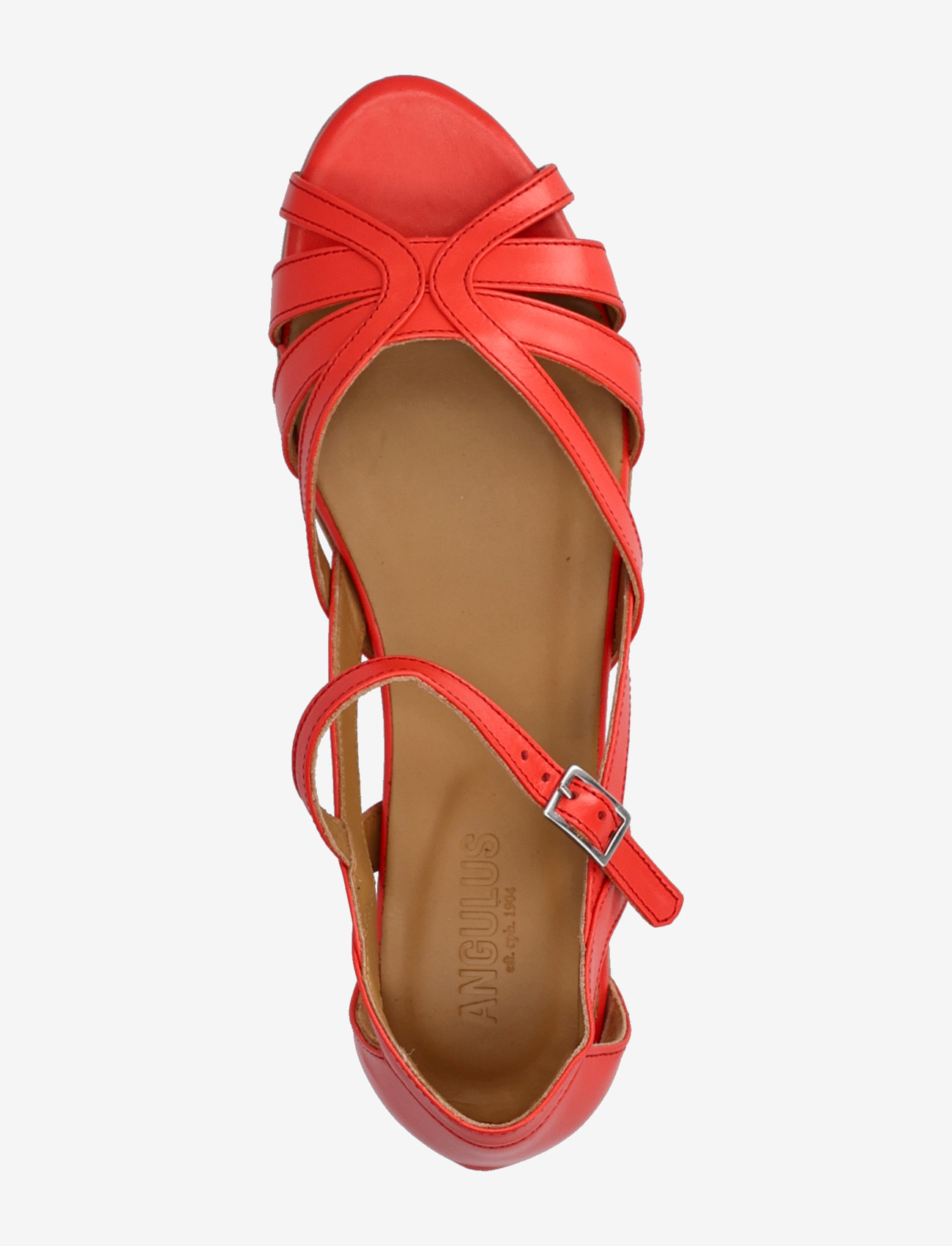 ANGULUS - Sandals - flat - flade sandaler - 4611 red coral - 3