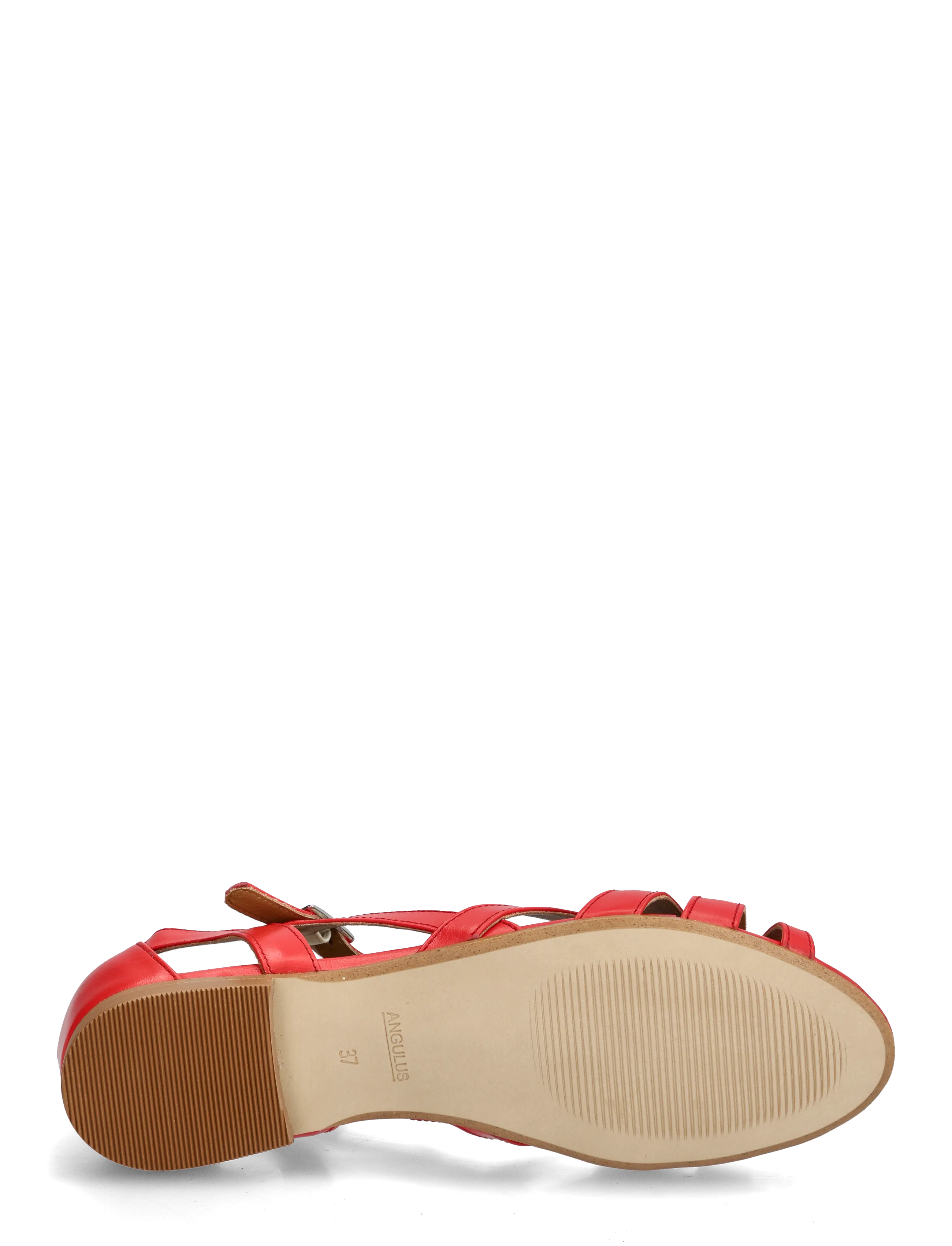ANGULUS - Sandals - flat - kontsata sandaalid - 4611 red coral - 4