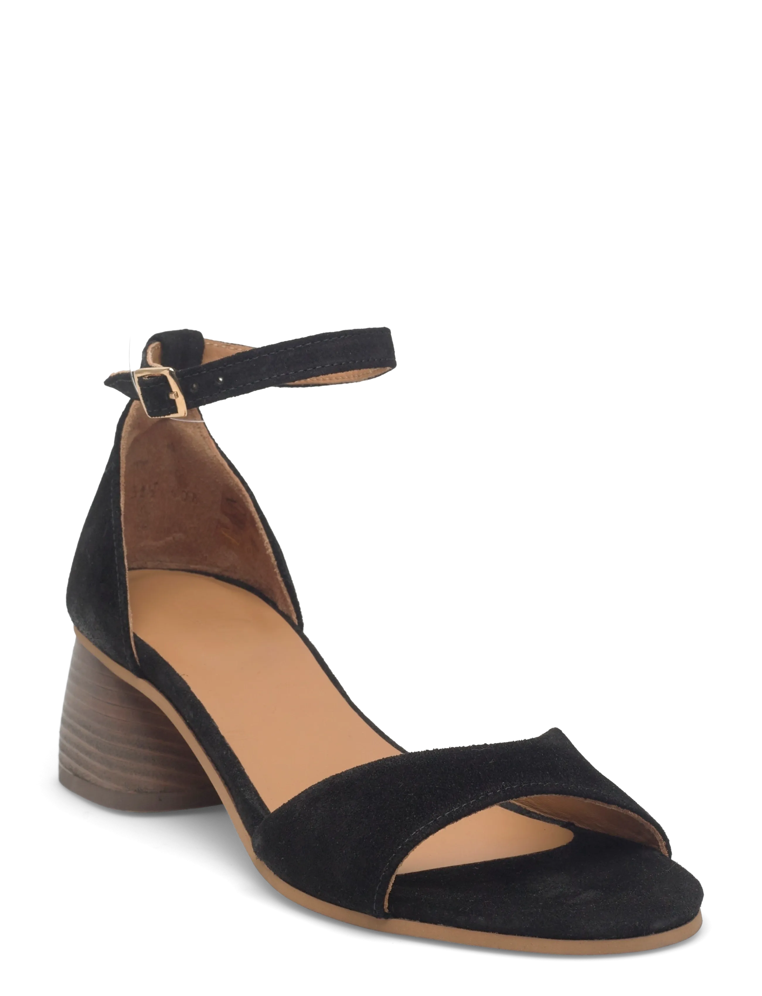 ANGULUS Sandals Block Heels, Kvinder, Blok Hæl Sandaler, Sort, Str: 39.5