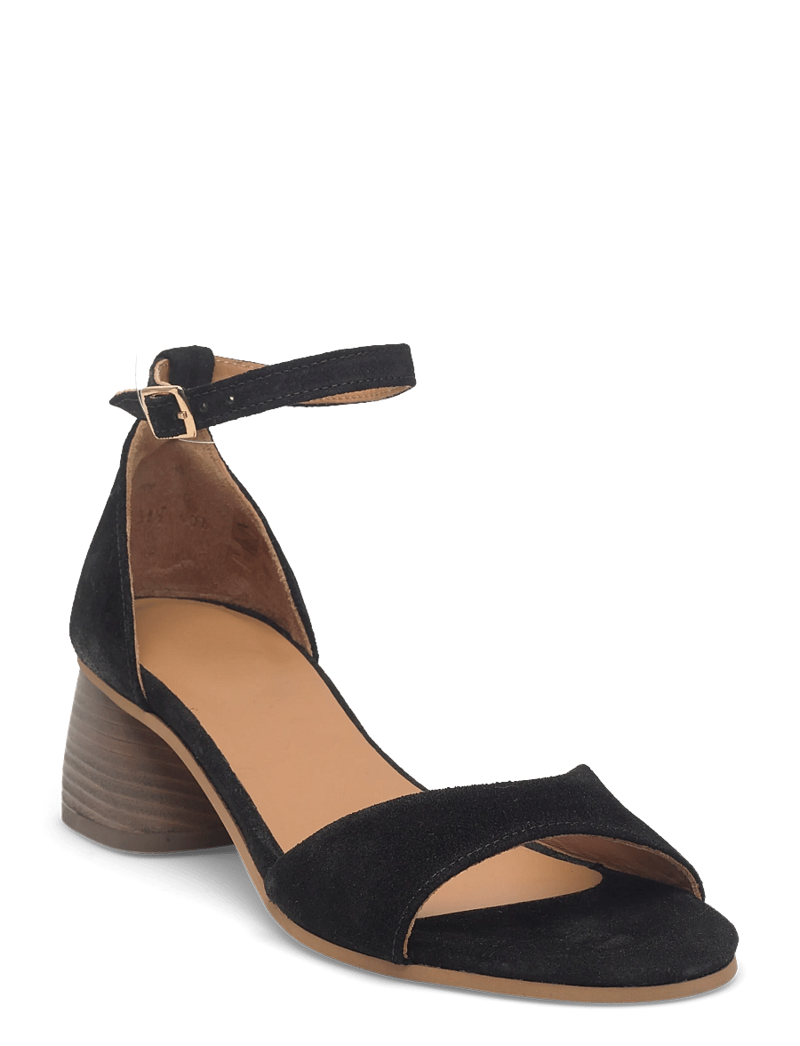ANGULUS - Sandals - Block heels - sandaletten - 1163 black - 0