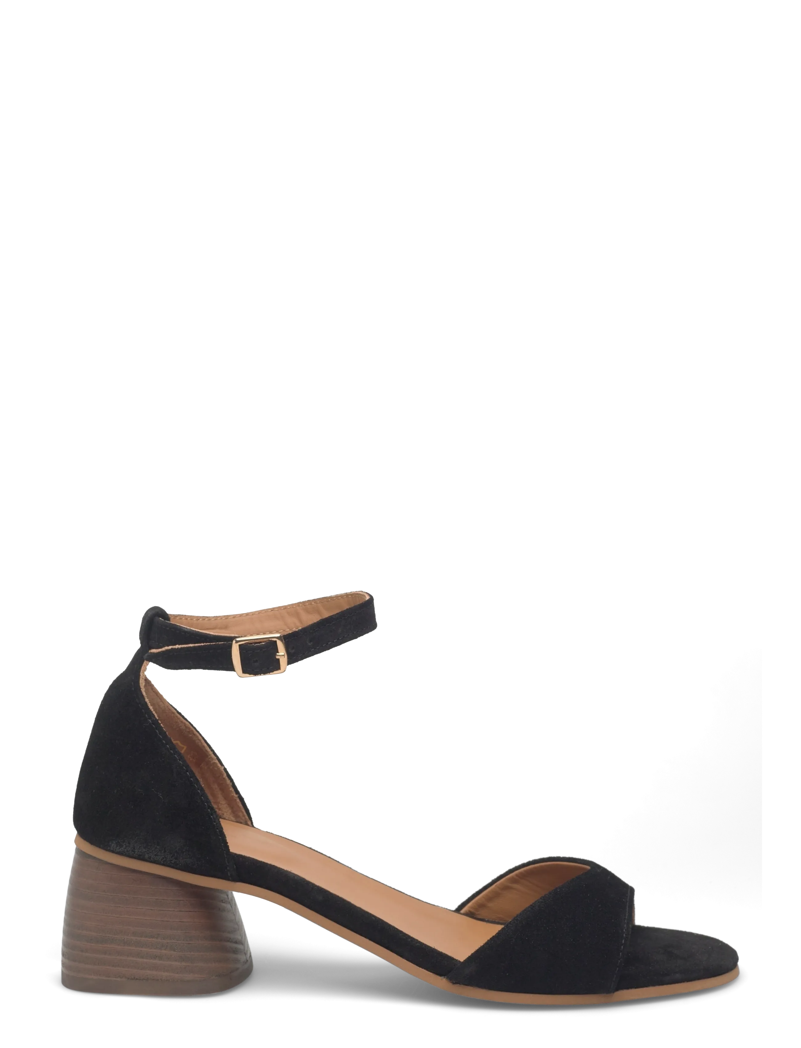 ANGULUS - Sandals - Block heels - sandaletten - 1163 black - 1