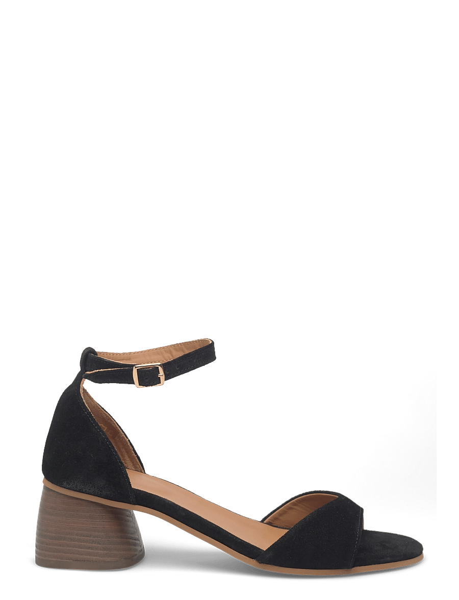 ANGULUS - Sandals - Block heels - sandaletten - 1163 black - 1