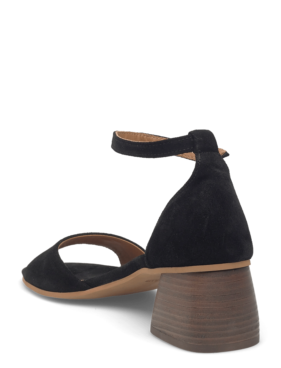 ANGULUS - Sandals - Block heels - sandaletten - 1163 black - 2